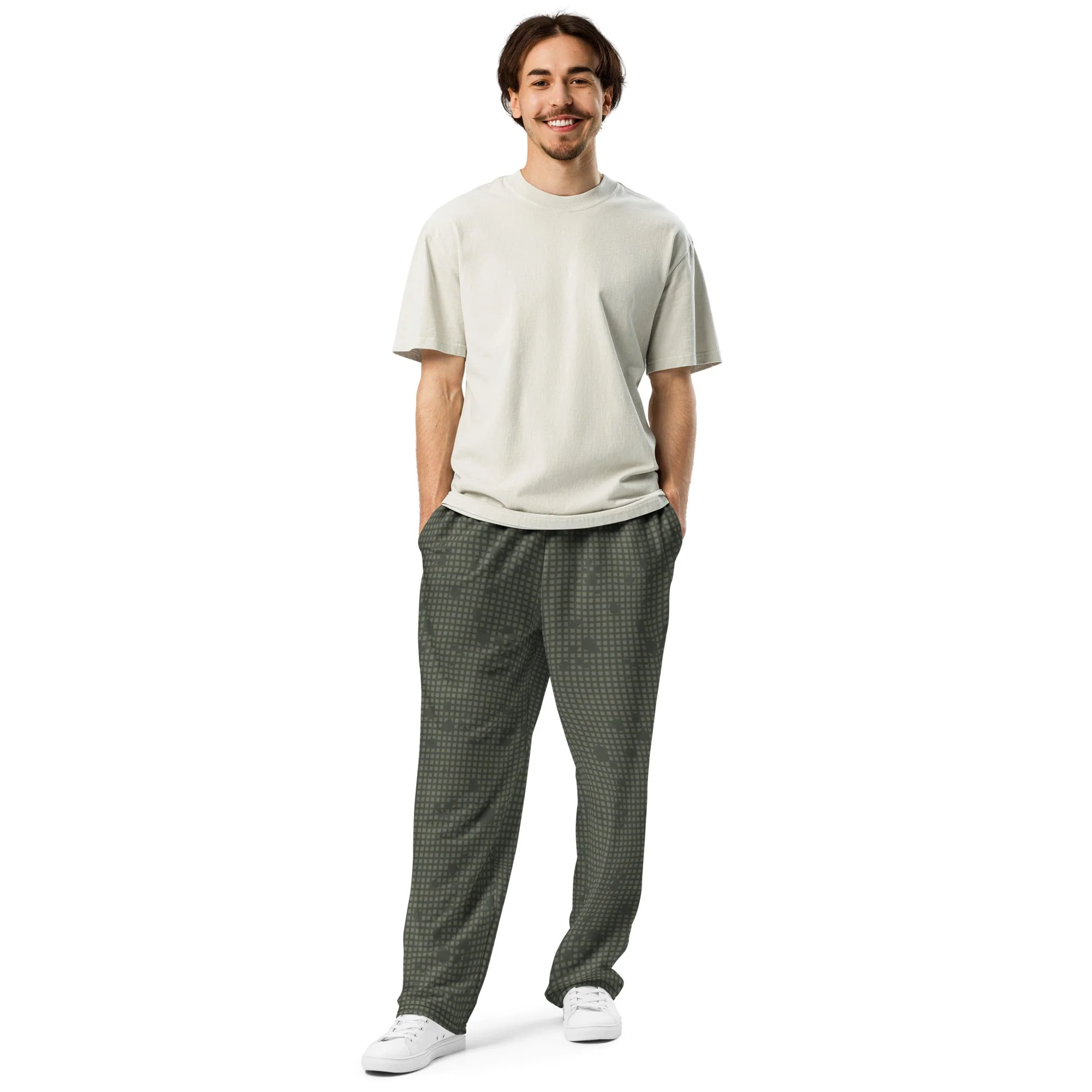 American Desert Night Camouflage Pattern (DNCP) CAMO Unisex Wide-Leg Joggers - Image 5