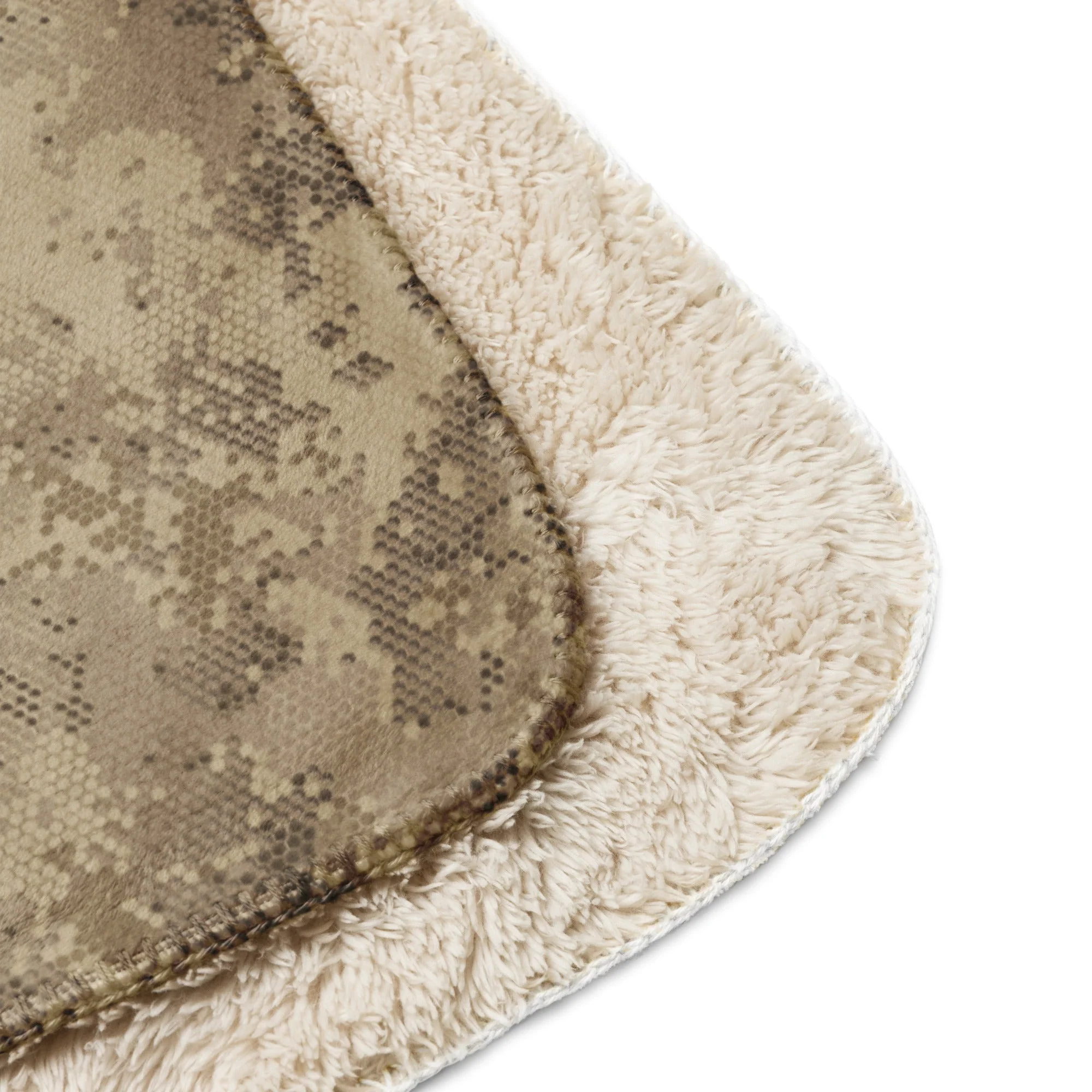 Rattlesnake Hex Desert CAMO Sherpa Blanket - Image 10