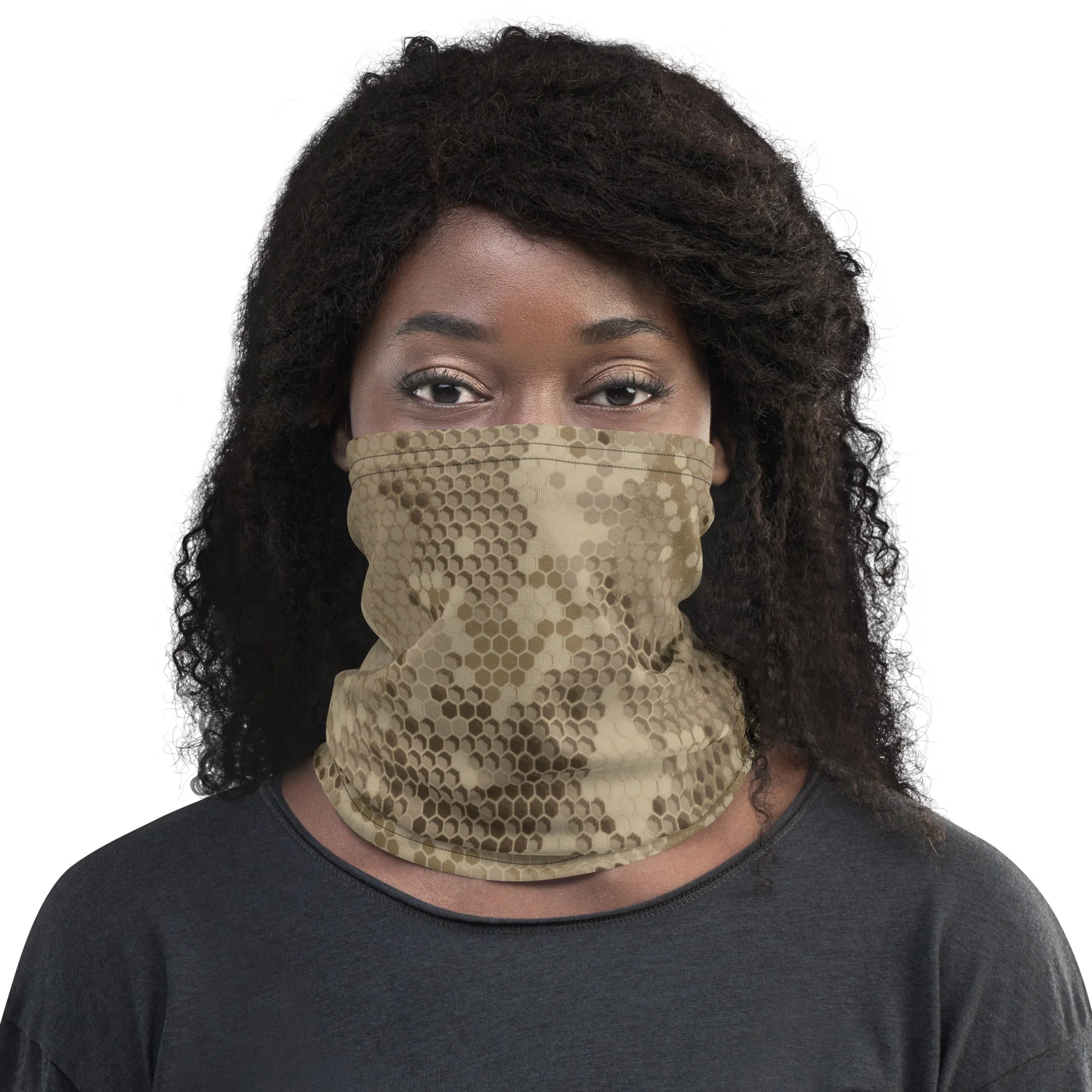 Rattlesnake Hex Desert CAMO Neck Gaiter - Image 10