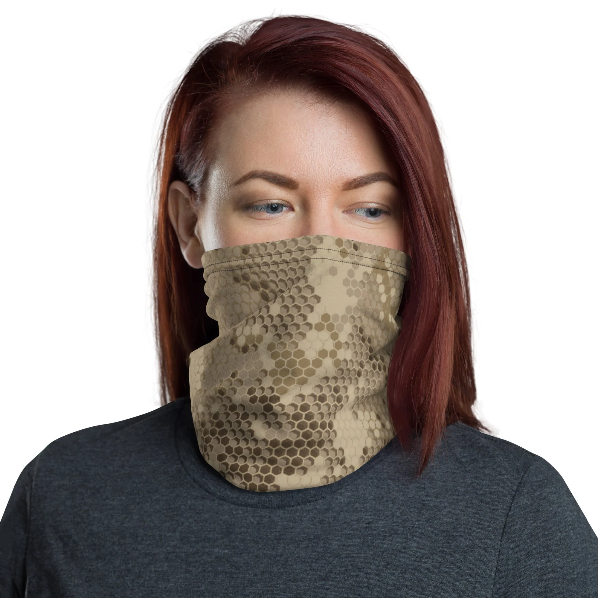 Rattlesnake Hex Desert CAMO Neck Gaiter - Image 3