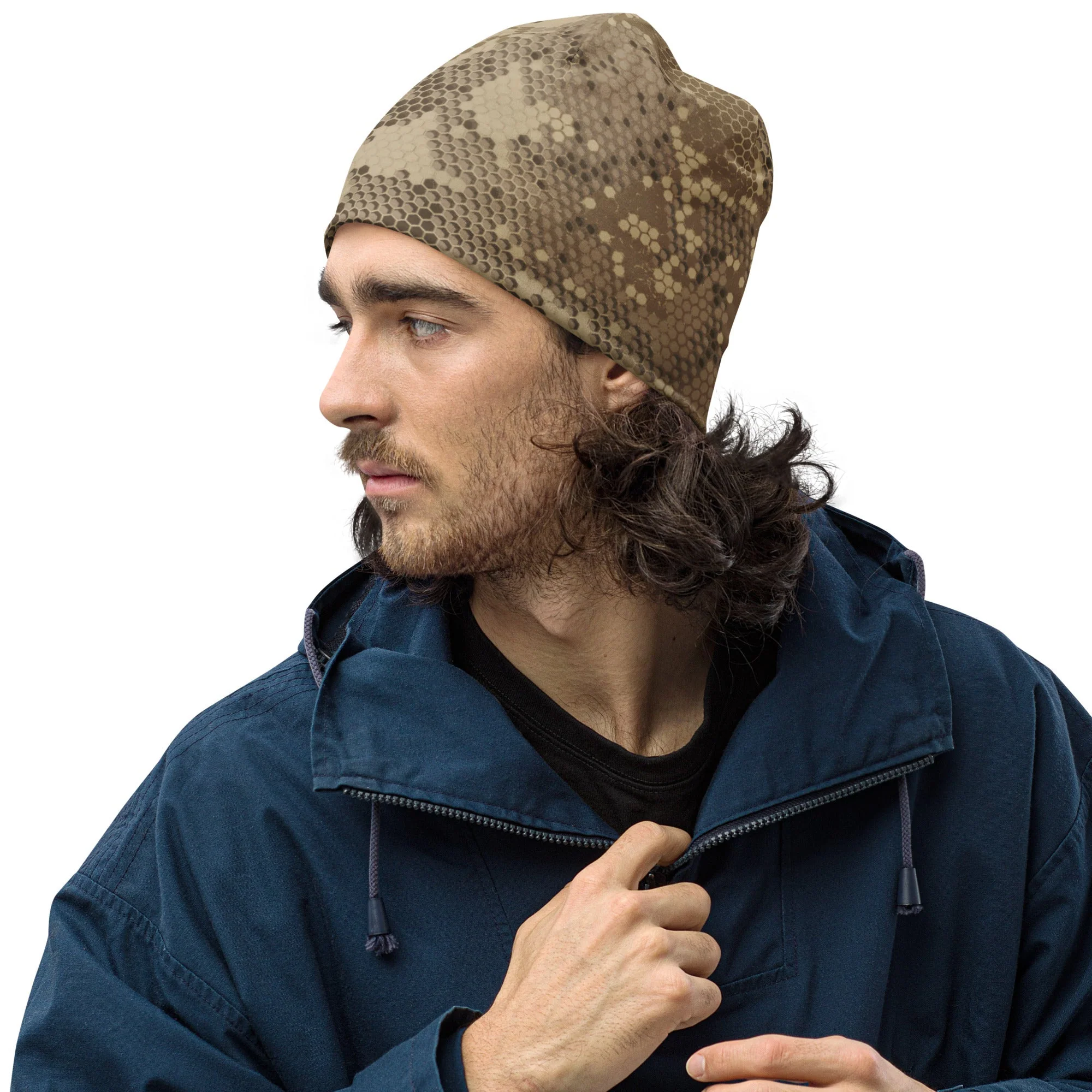 Rattlesnake Hex Desert CAMO Beanie