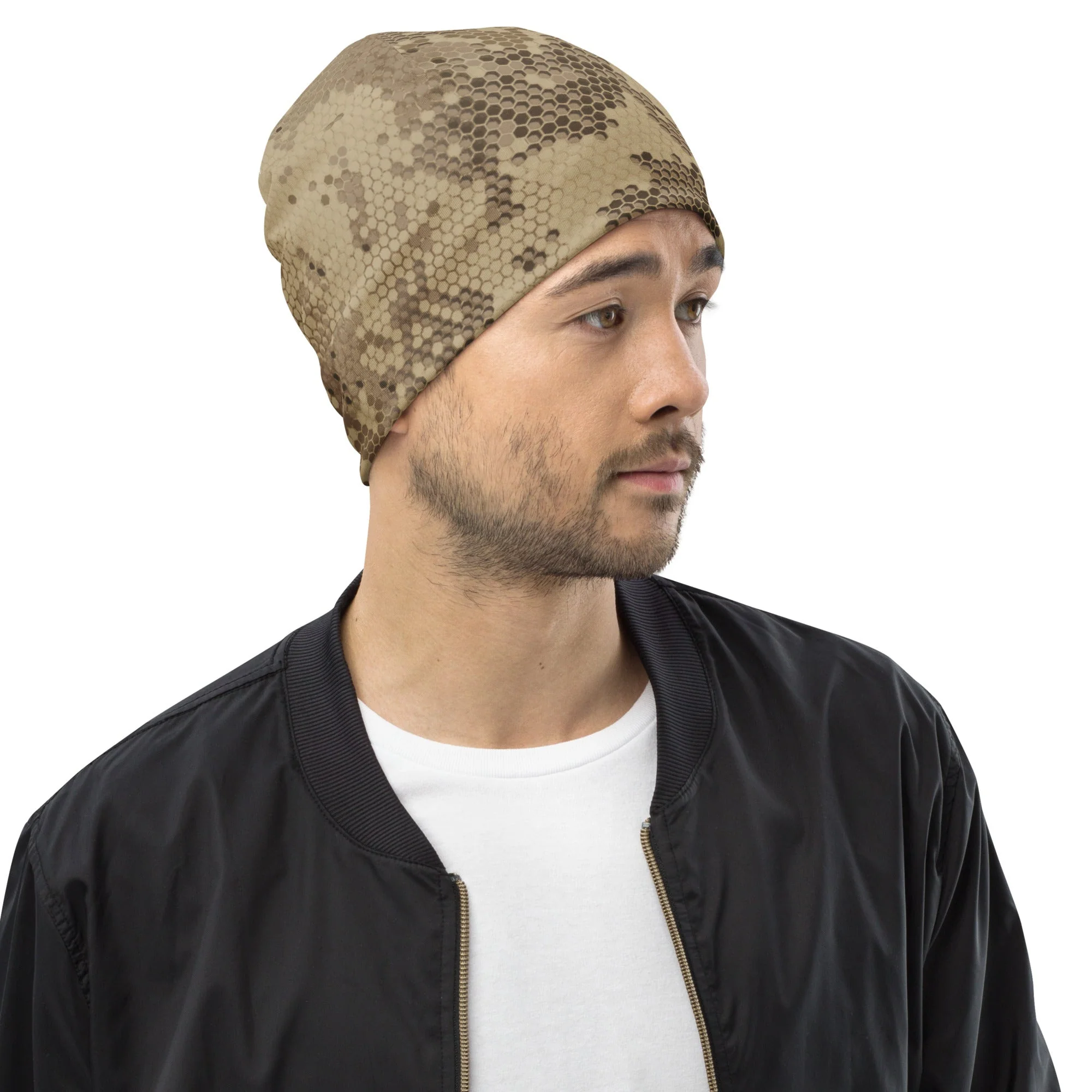 Rattlesnake Hex Desert CAMO Beanie - Image 3