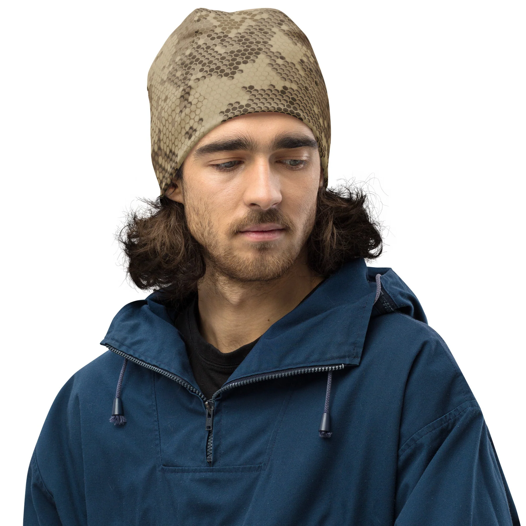 Rattlesnake Hex Desert CAMO Beanie - Image 7