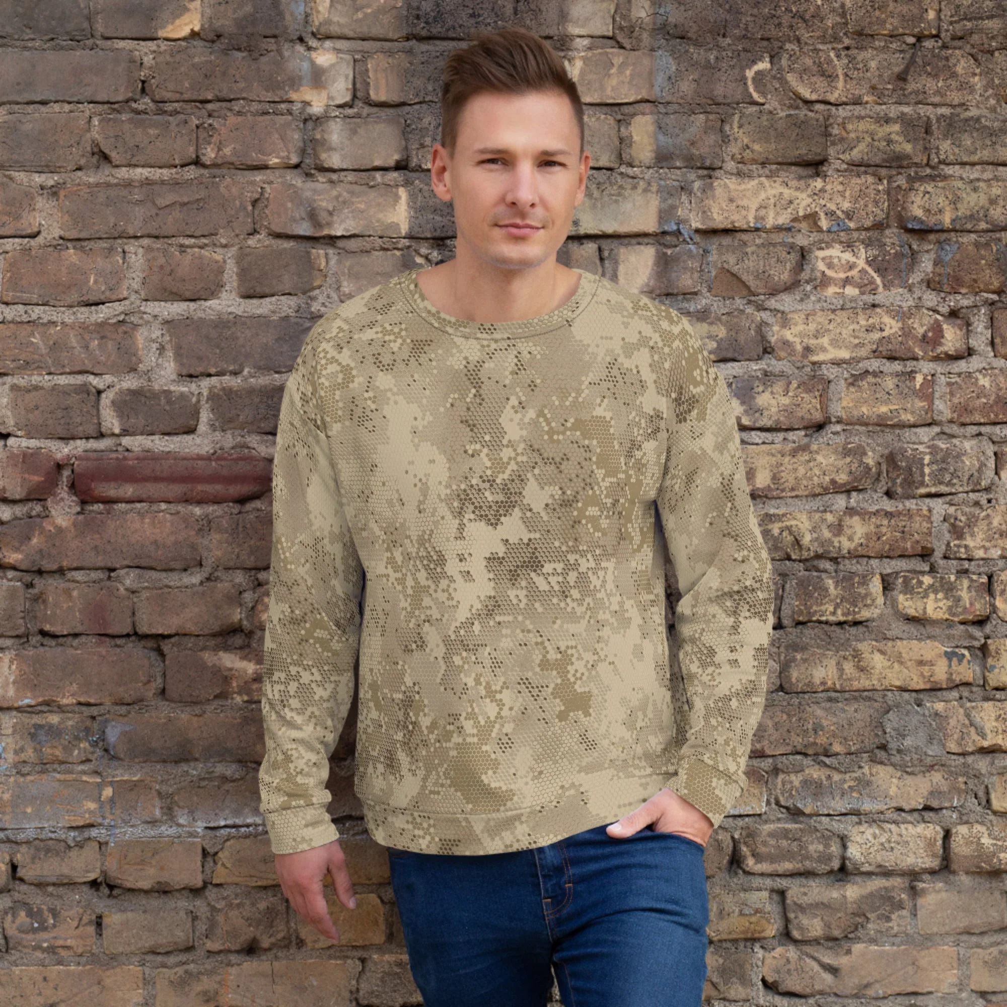 Rattlesnake Hex Desert CAMO Unisex Sweatshirt