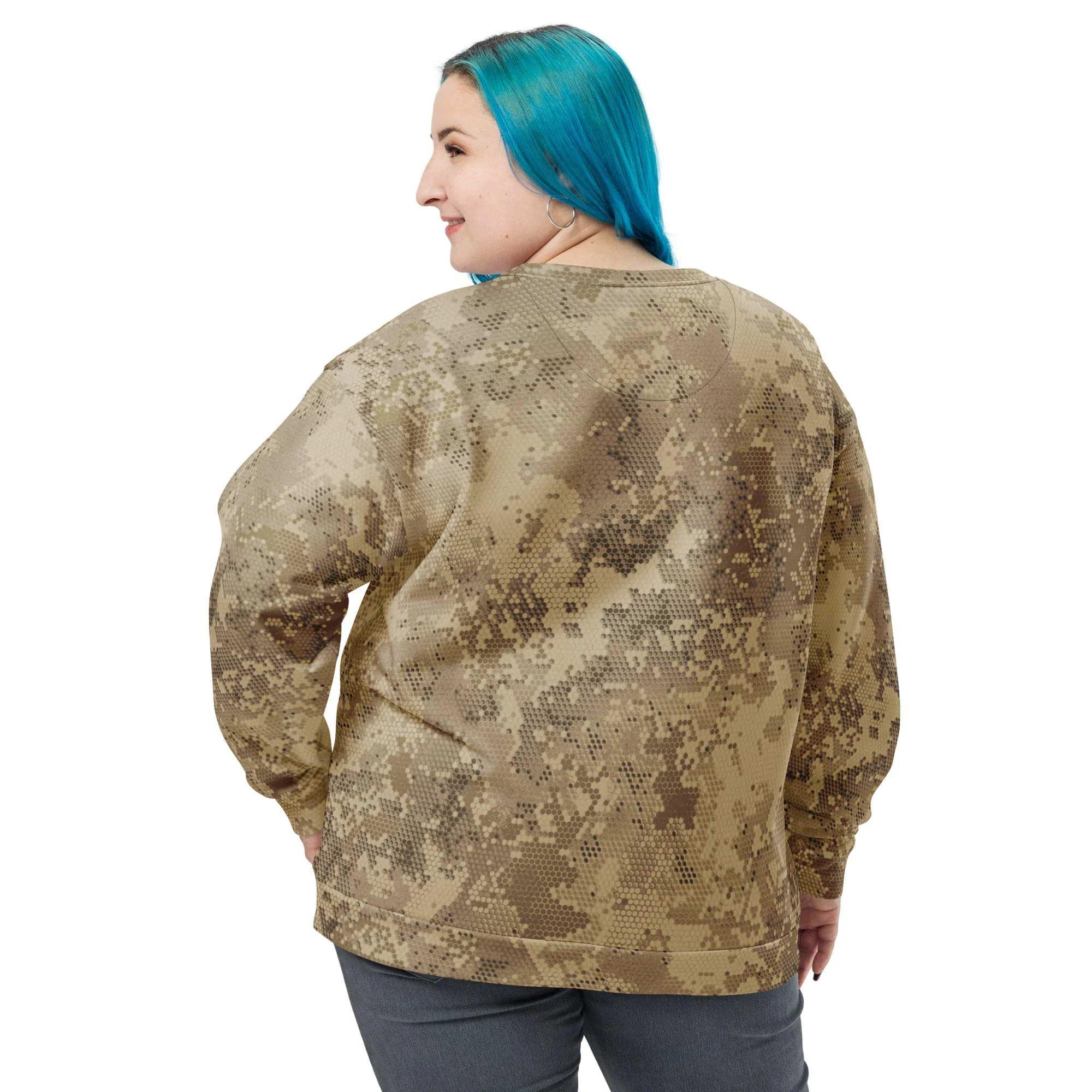 Rattlesnake Hex Desert CAMO Unisex Sweatshirt - Image 12
