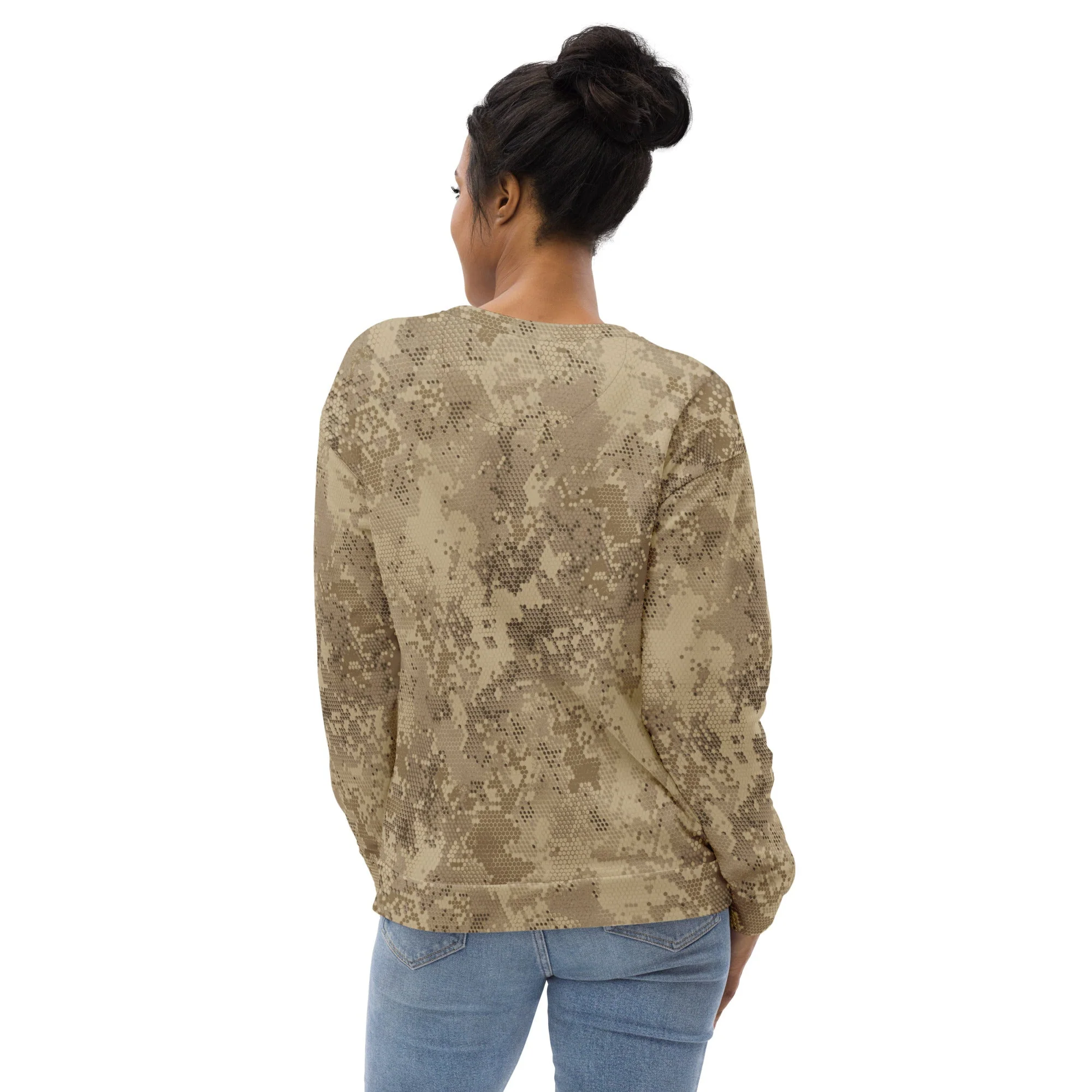 Rattlesnake Hex Desert CAMO Unisex Sweatshirt - Image 13