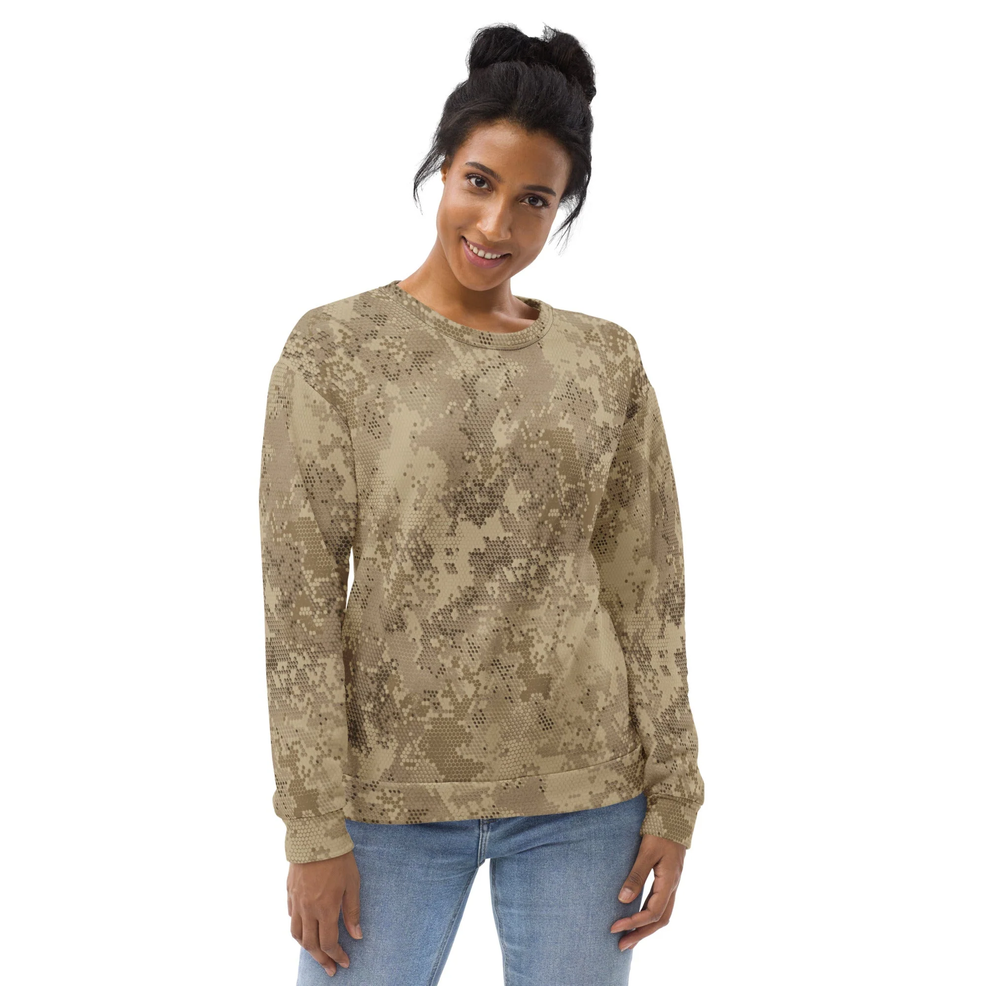 Rattlesnake Hex Desert CAMO Unisex Sweatshirt - Image 8
