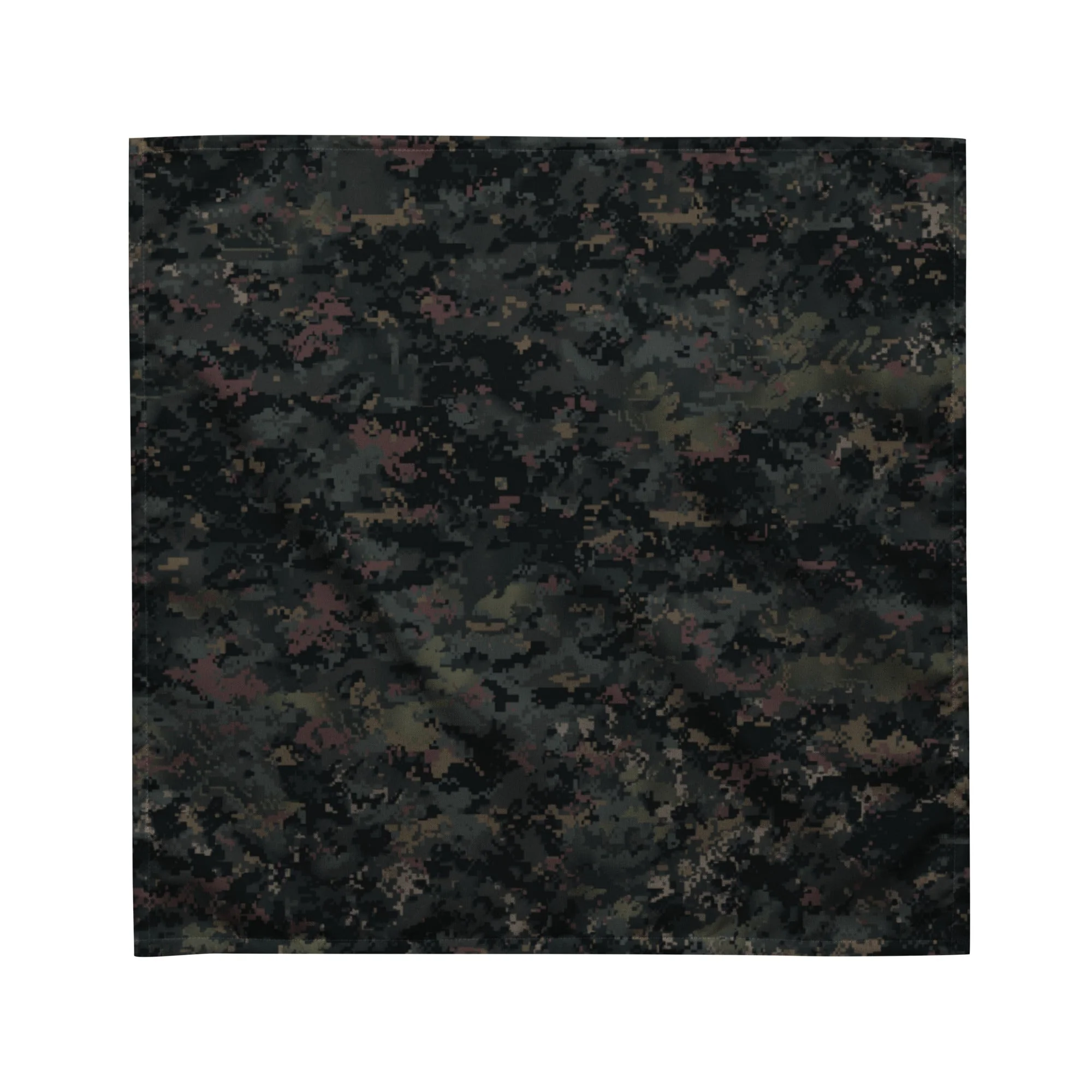 Digital Black Night Rust CAMO Bandana - Image 7