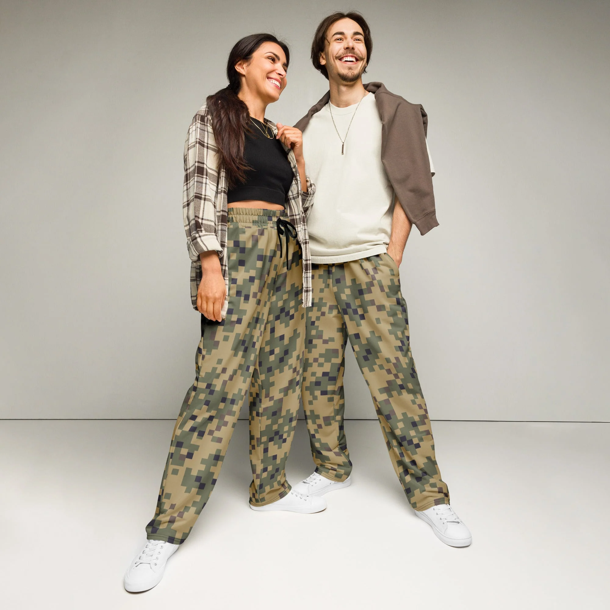 American Digital Dual-Tex CAMO Unisex Wide-Leg Joggers