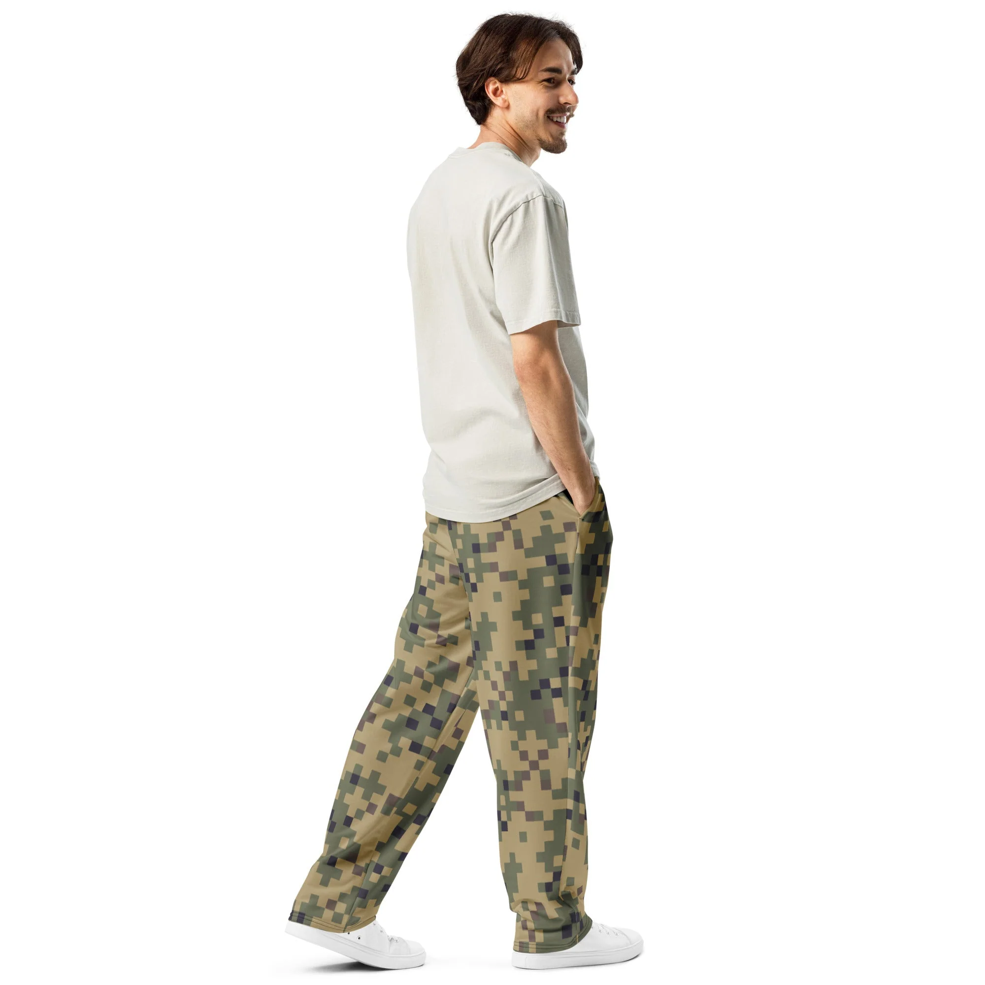 American Digital Dual-Tex CAMO Unisex Wide-Leg Joggers - Image 3