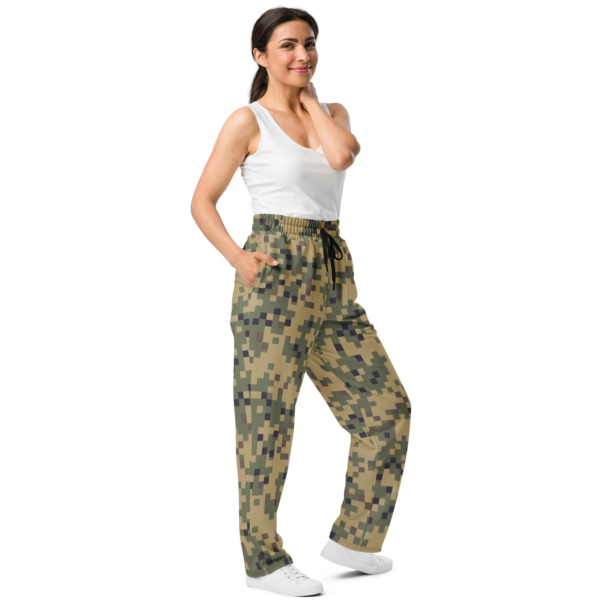American Digital Dual-Tex CAMO Unisex Wide-Leg Joggers - Image 7