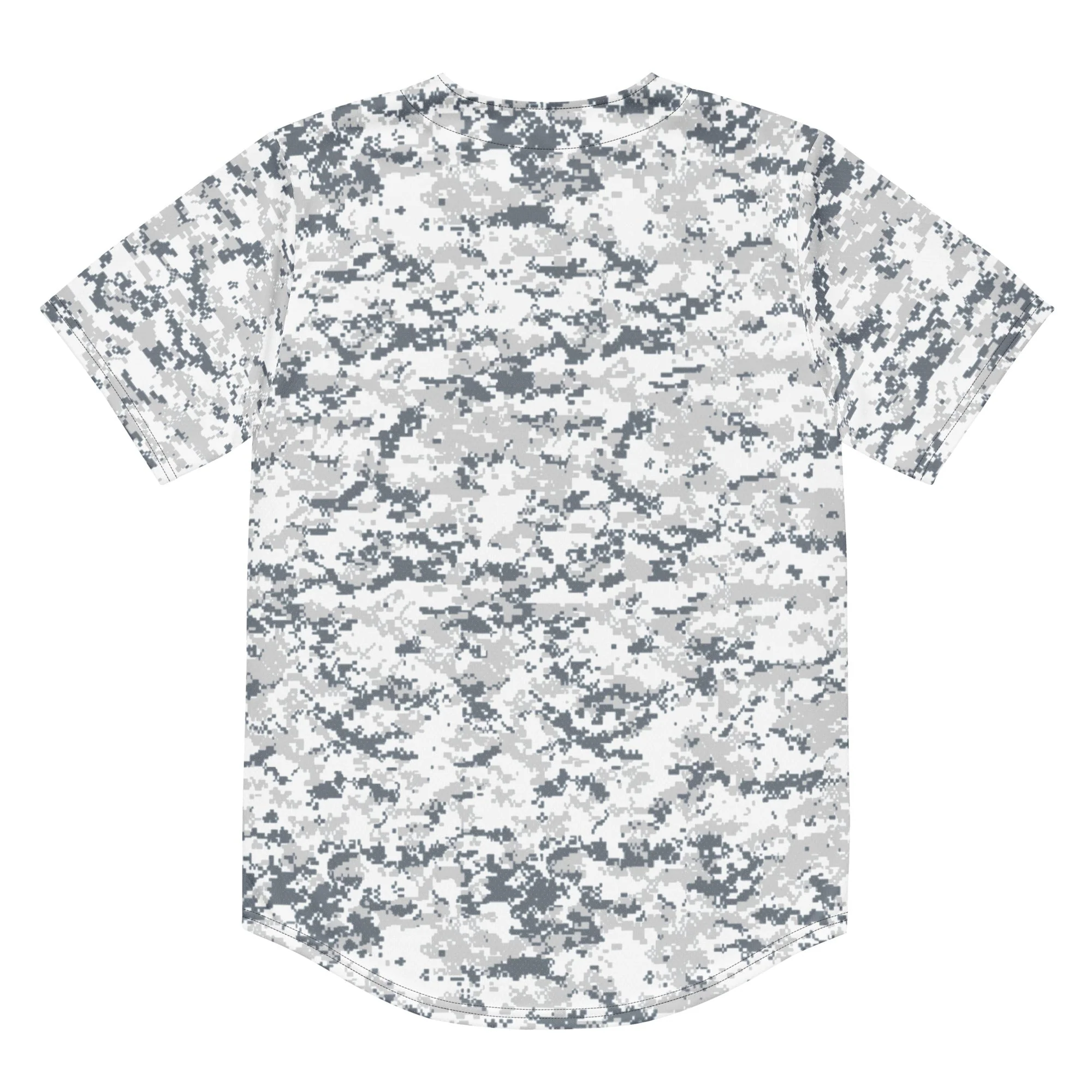 Digital Snow CAMO Unisex Baseball Jersey - Image 13
