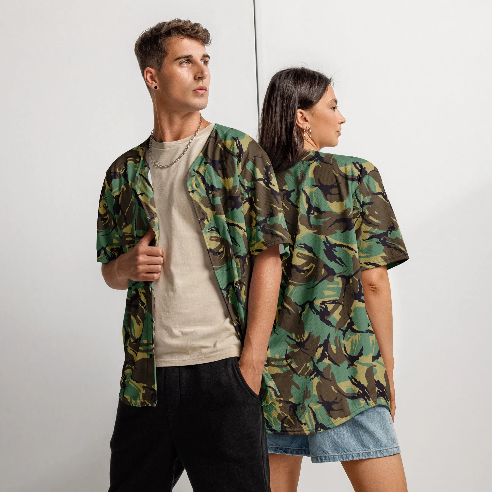 British DPM Wild Geese Movie CAMO Unisex Baseball Jersey