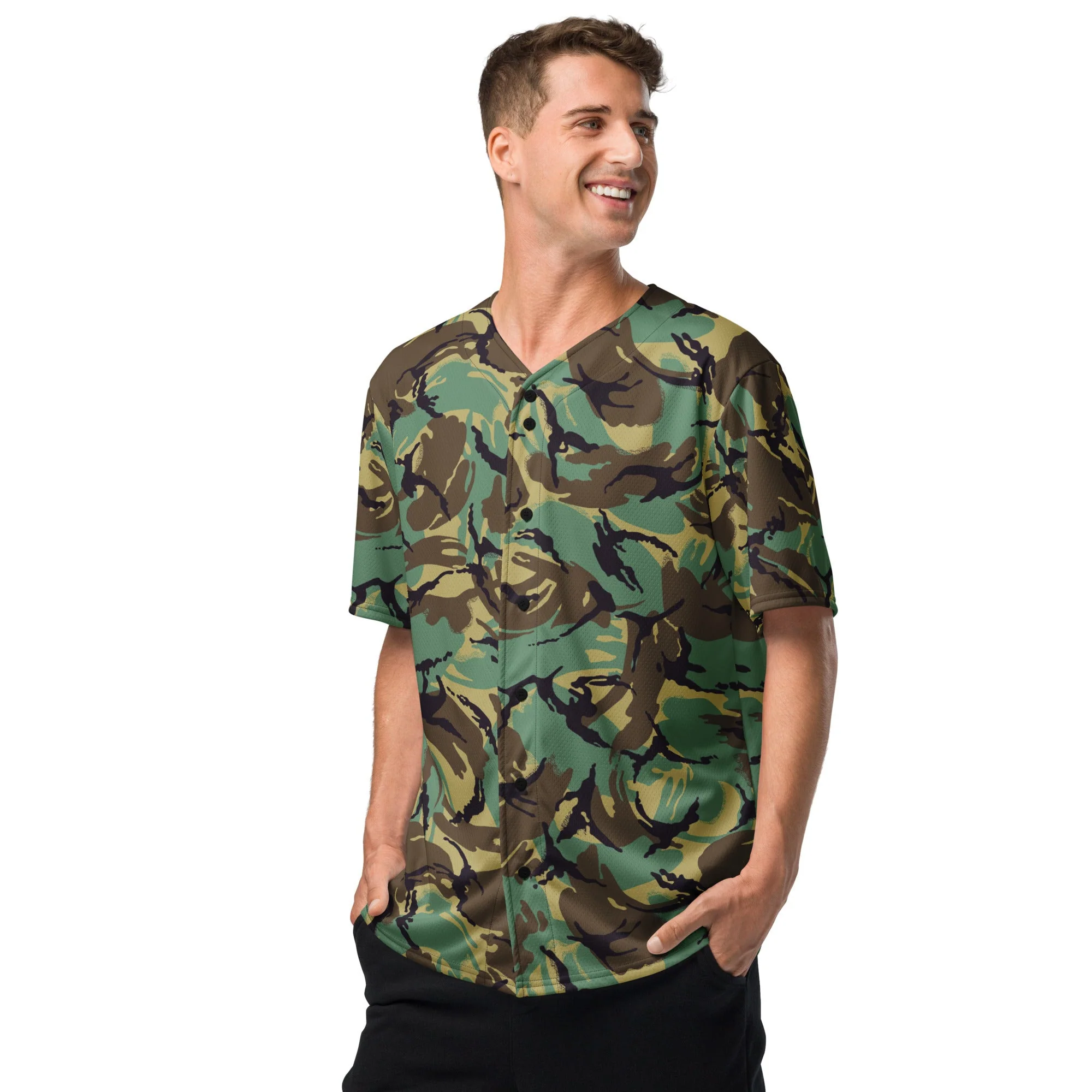 British DPM Wild Geese Movie CAMO Unisex Baseball Jersey - Image 9