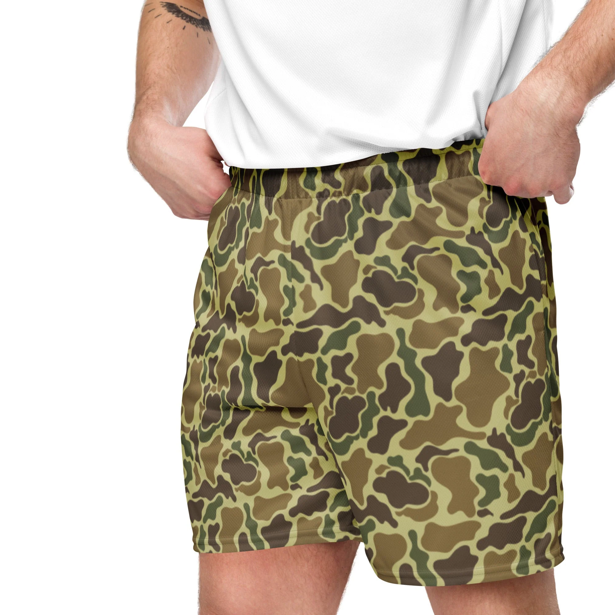 American Duck Hunter Advisor CAMO Unisex Mesh Shorts - Image 2