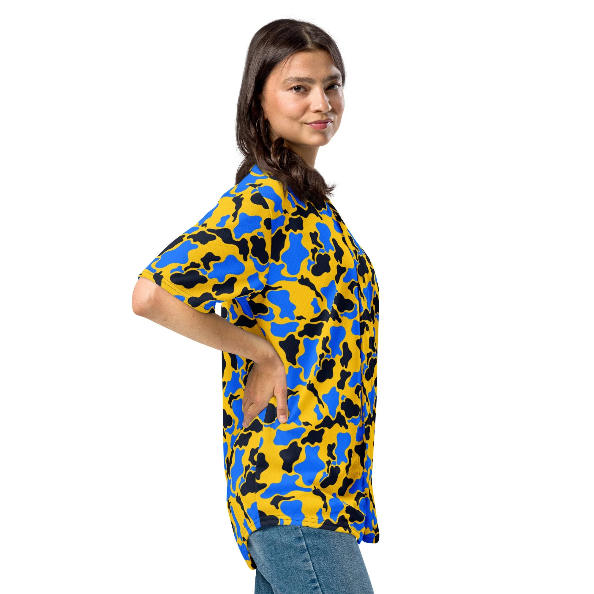 Duck Hunter Sunstrike Jungle CAMO Unisex Baseball Jersey - Image 2