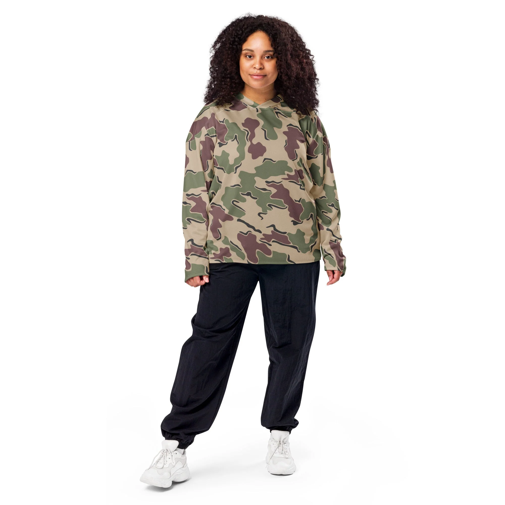 Belgian Jigsaw Korps Mariniers CAMO Unisex Hockey Fan Jersey - Image 10