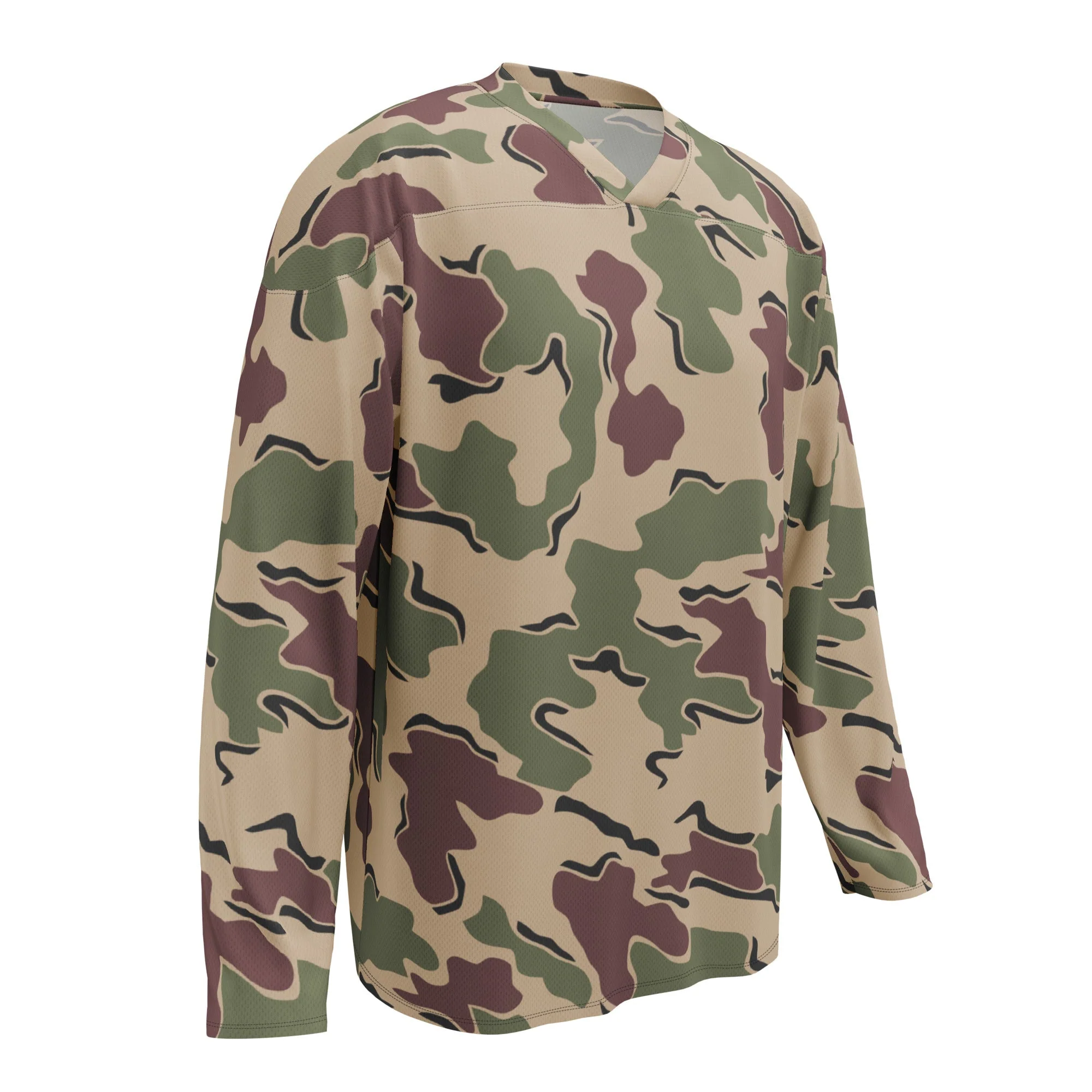 Belgian Jigsaw Korps Mariniers CAMO Unisex Hockey Fan Jersey - Image 4