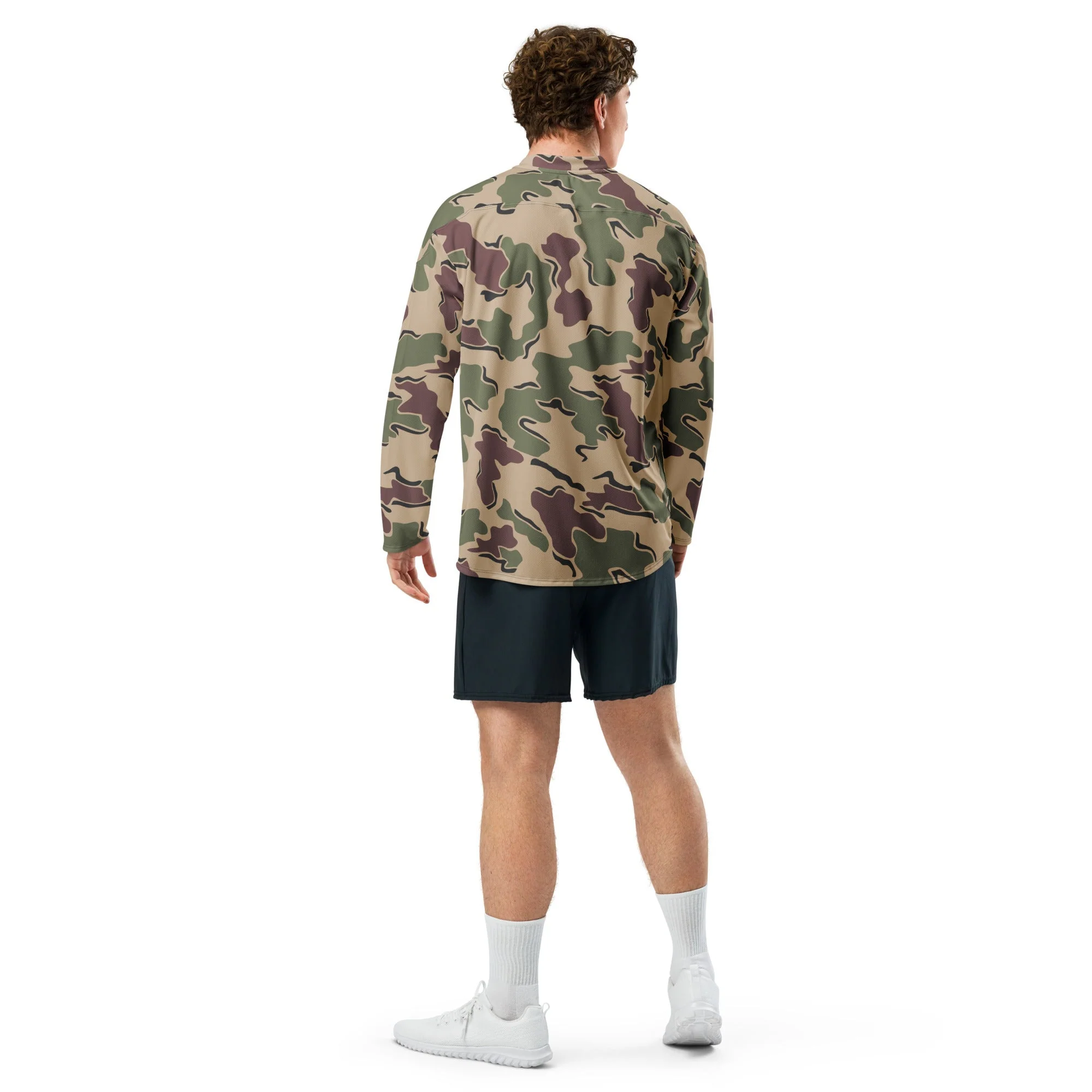 Belgian Jigsaw Korps Mariniers CAMO Unisex Hockey Fan Jersey - Image 7