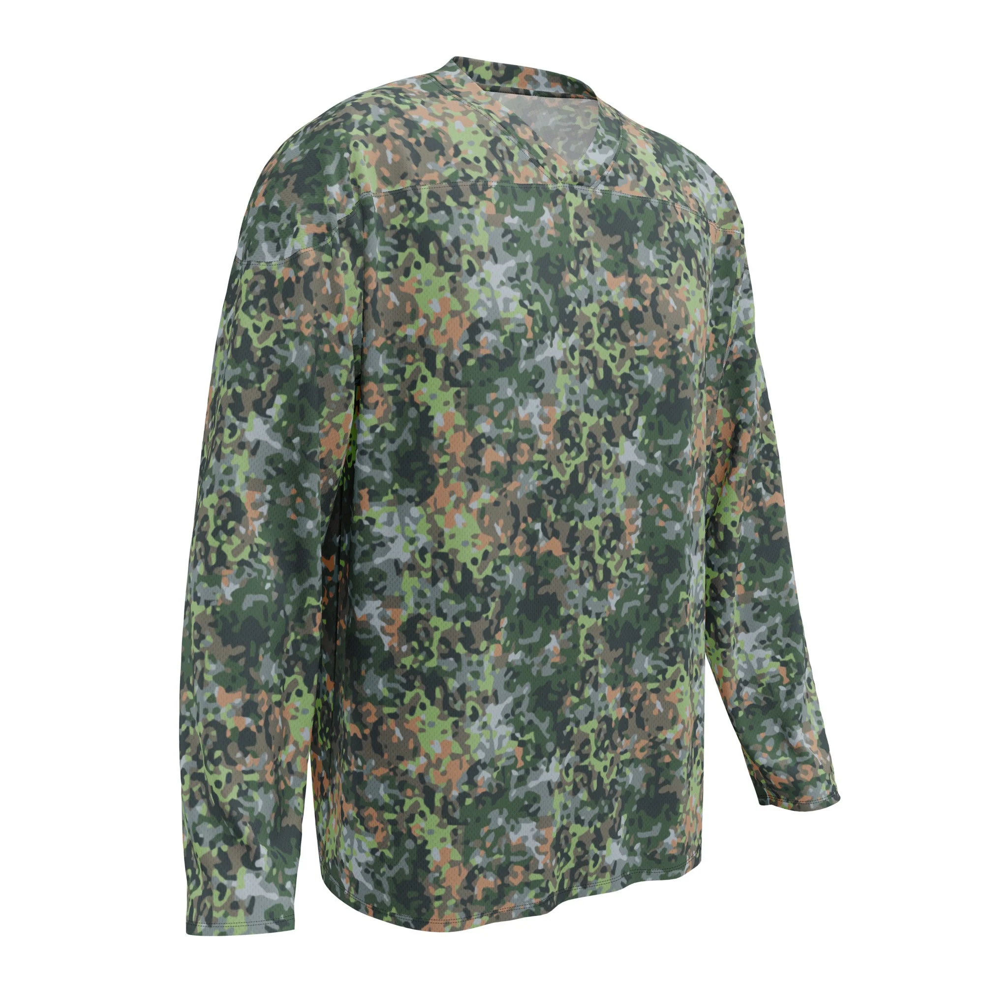 Dutch Fractal Green CAMO Unisex Hockey Fan Jersey - Image 5