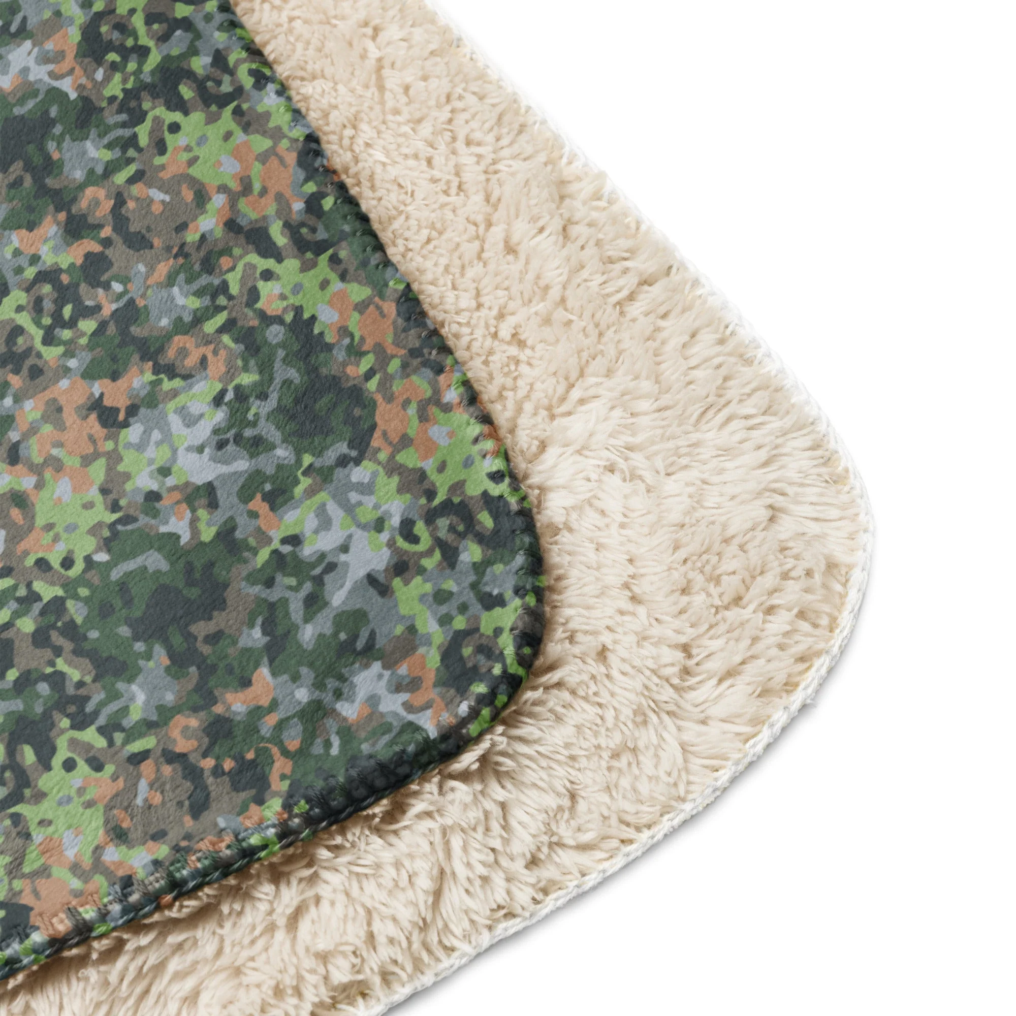 Dutch Fractal Green CAMO Sherpa Blanket - Image 14