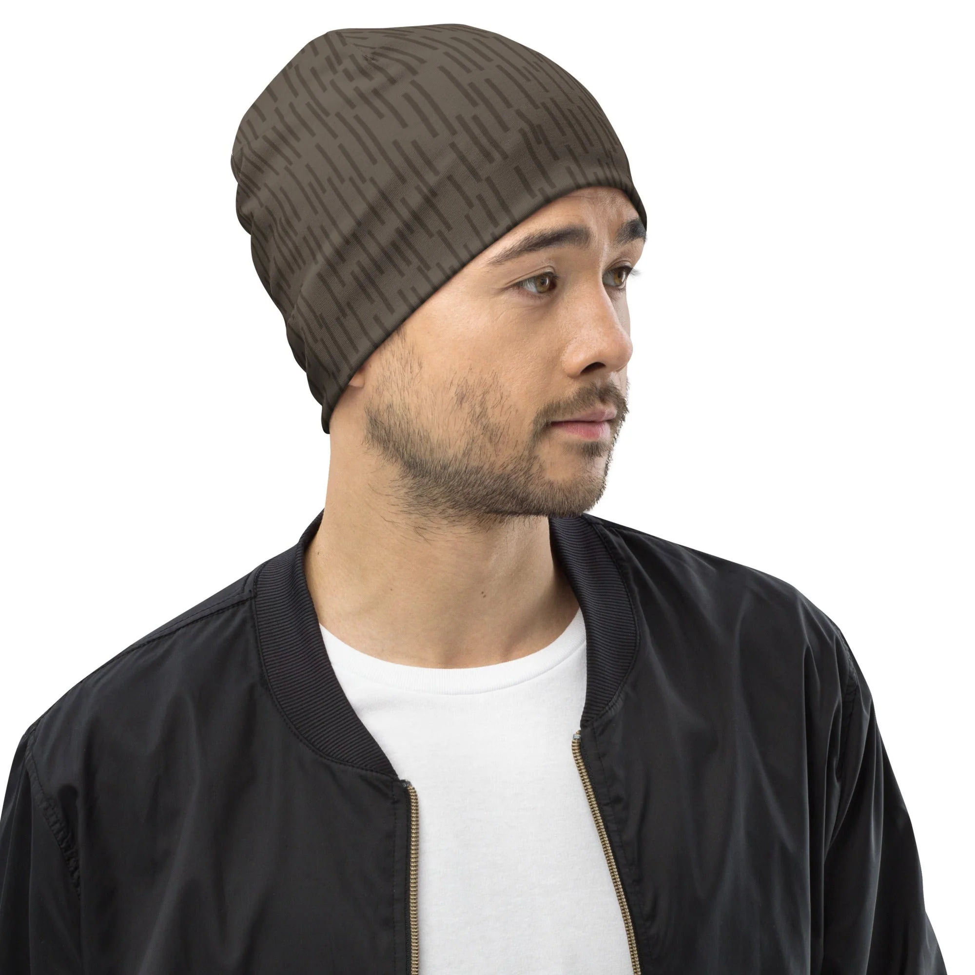 German Strichtarn Brown CAMO Beanie - Image 3