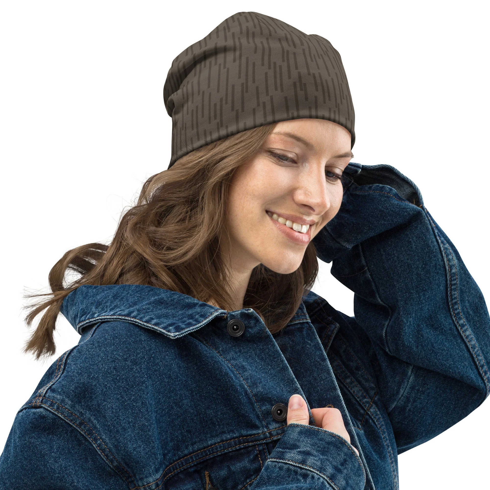 German Strichtarn Brown CAMO Beanie - Image 4