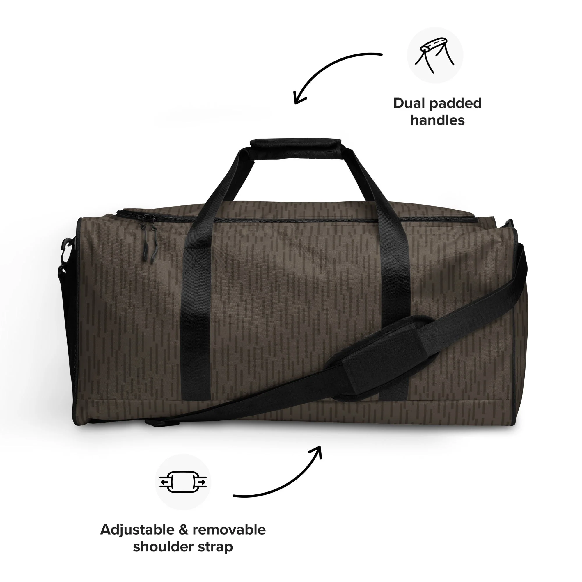 German Strichtarn Brown CAMO Duffle Bag - Image 3