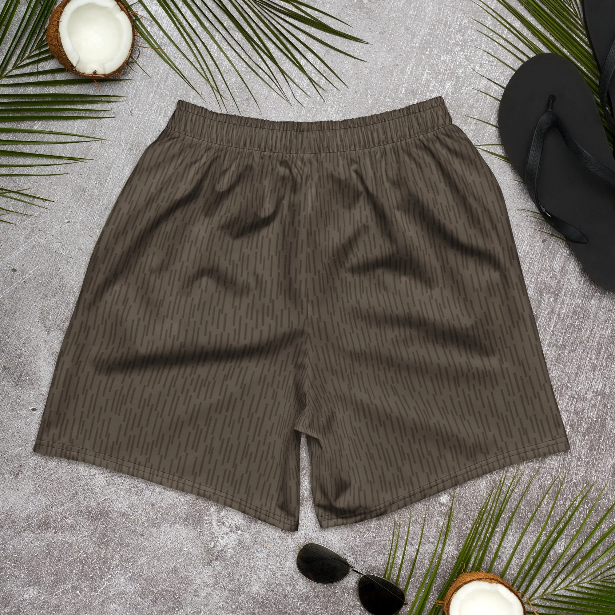 German Strichtarn Brown CAMO Unisex Athletic Long Shorts - Image 5