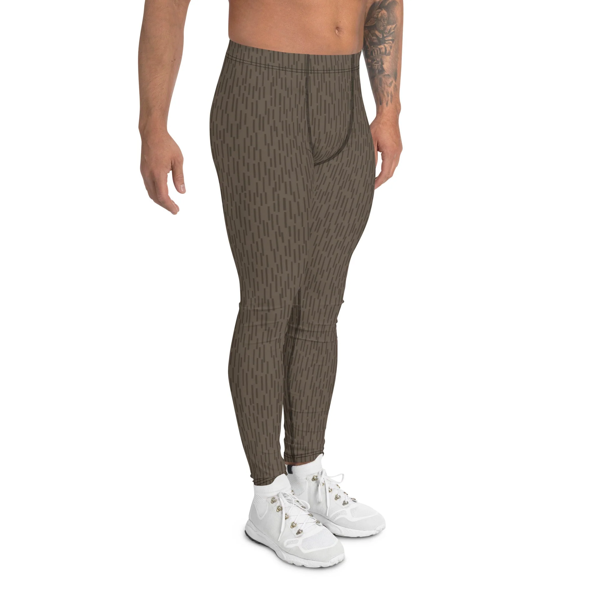 German Strichtarn Brown CAMO Mens Leggings - Image 3