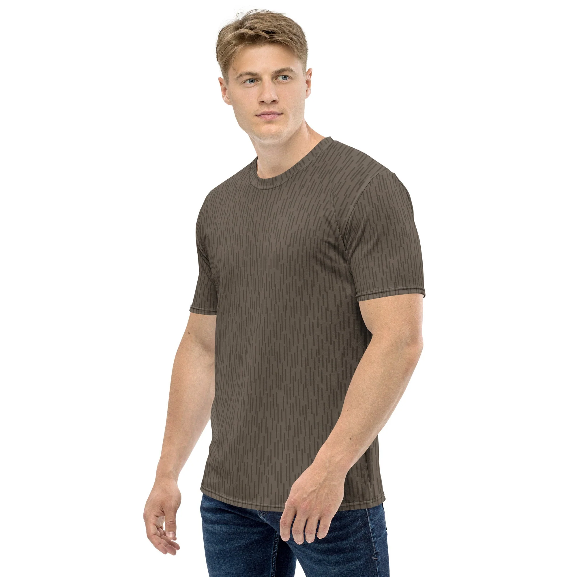 German Strichtarn Brown CAMO Mens T-Shirt - Image 3