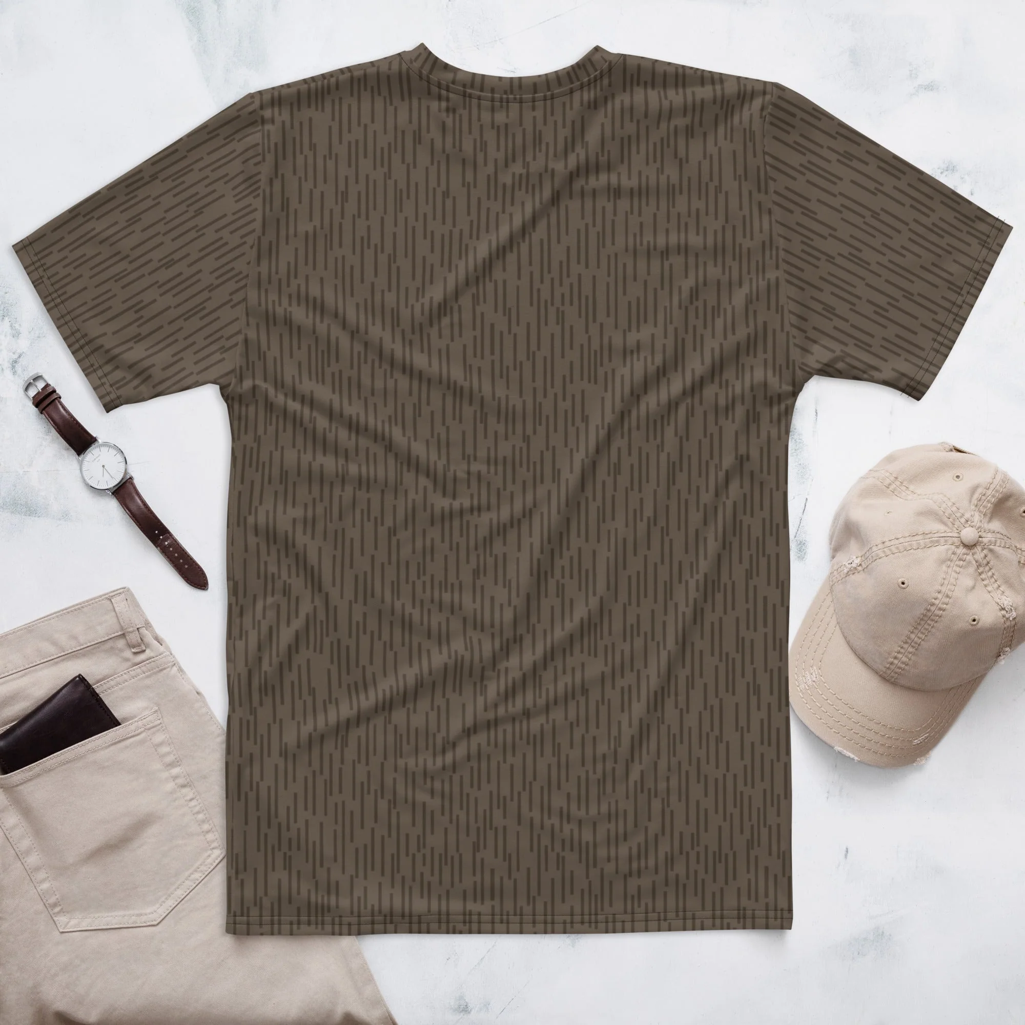 German Strichtarn Brown CAMO Mens T-Shirt - Image 6