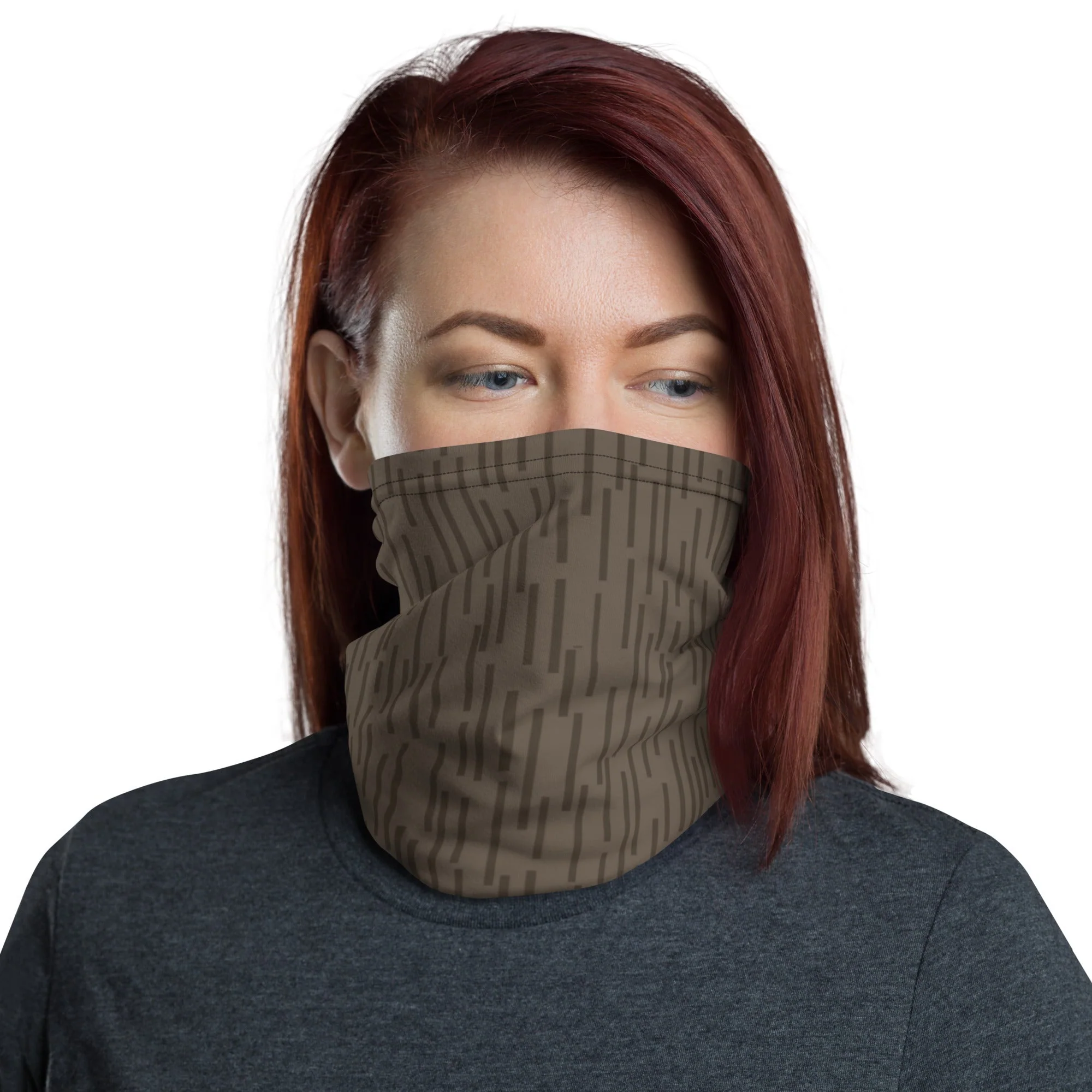 German Strichtarn Brown CAMO Neck Gaiter - Image 4