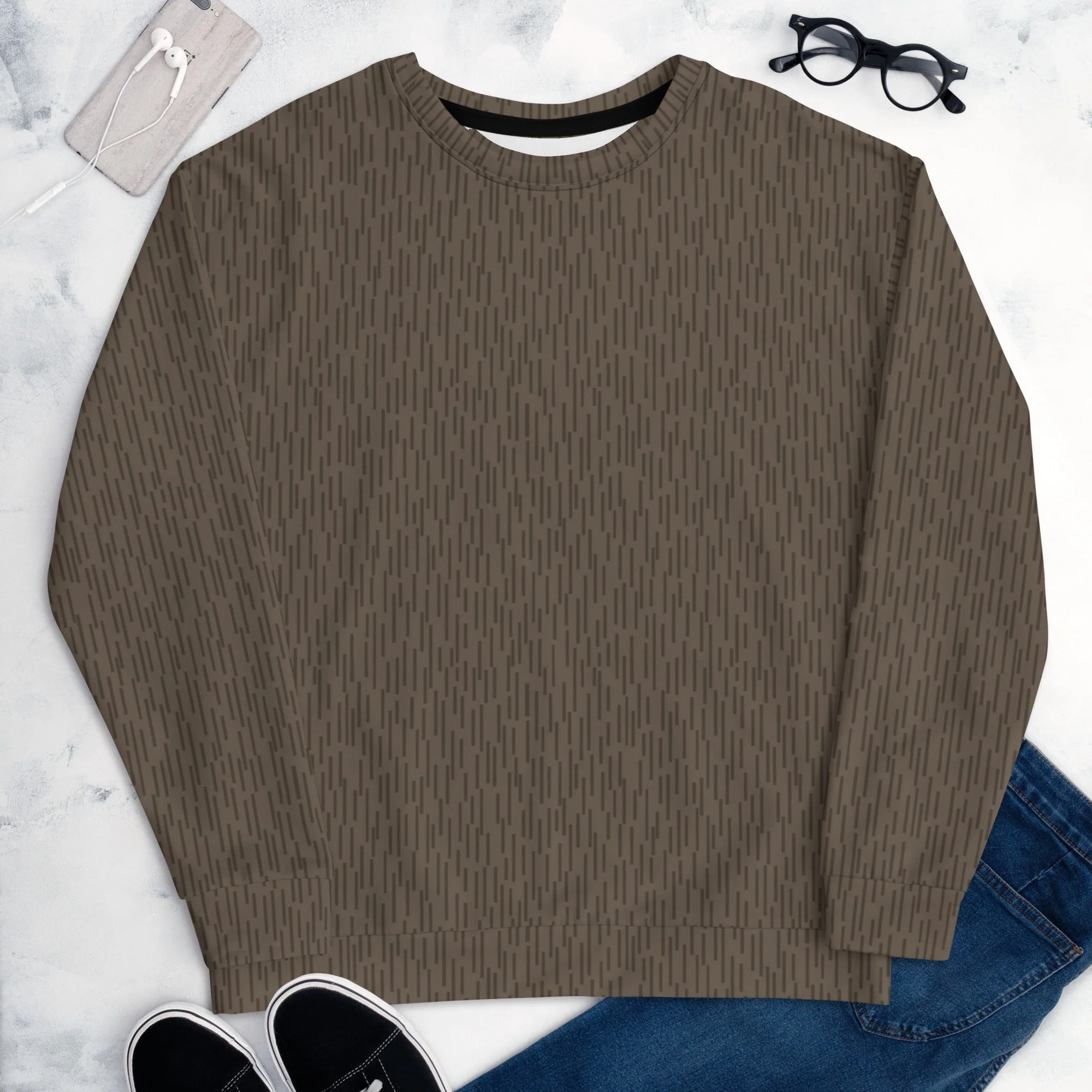 German Strichtarn Brown CAMO Unisex Sweatshirt - Image 10