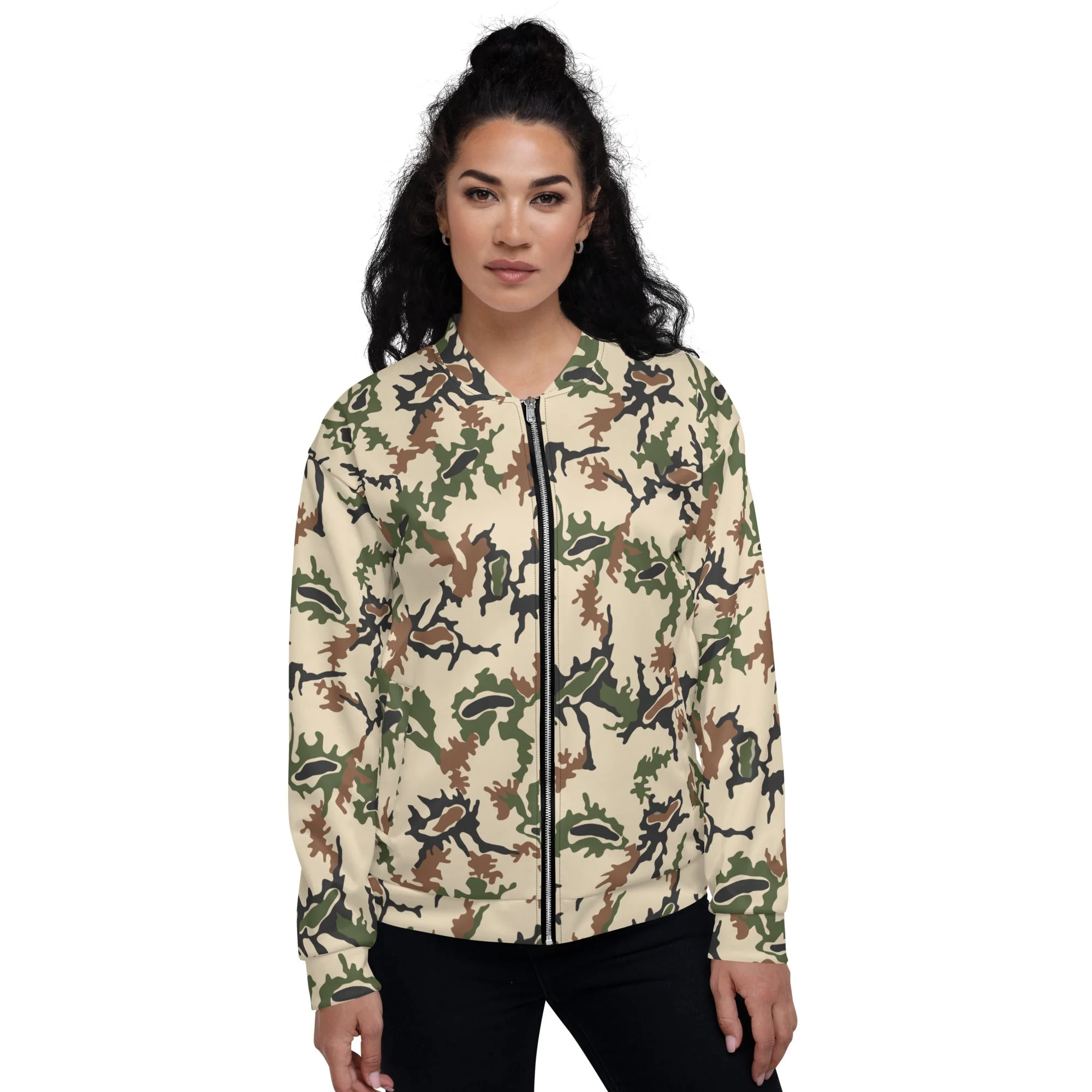 Egyptian Scrambled Eggs Desert CAMO Unisex Bomber Jacket - Image 4