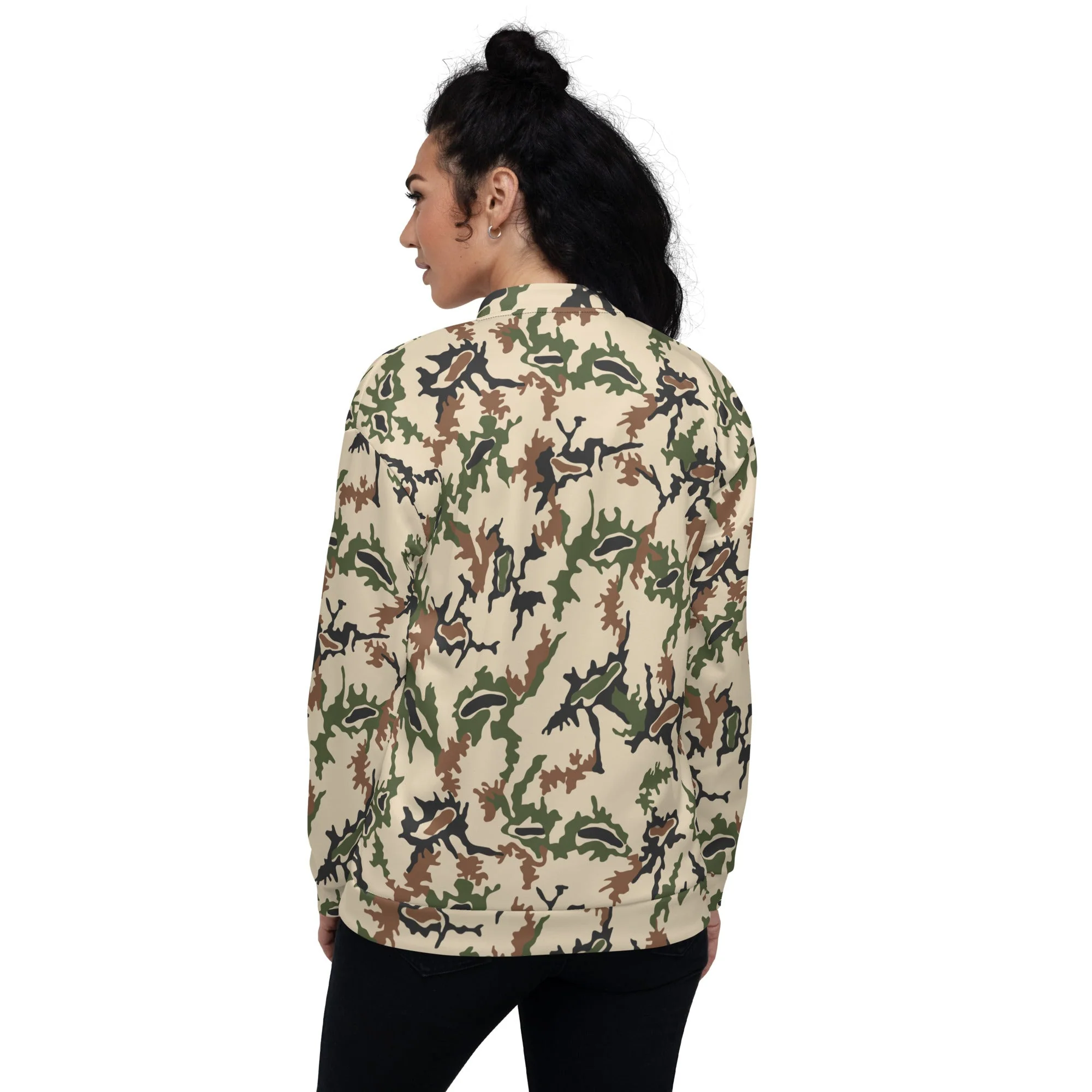 Egyptian Scrambled Eggs Desert CAMO Unisex Bomber Jacket - Image 5