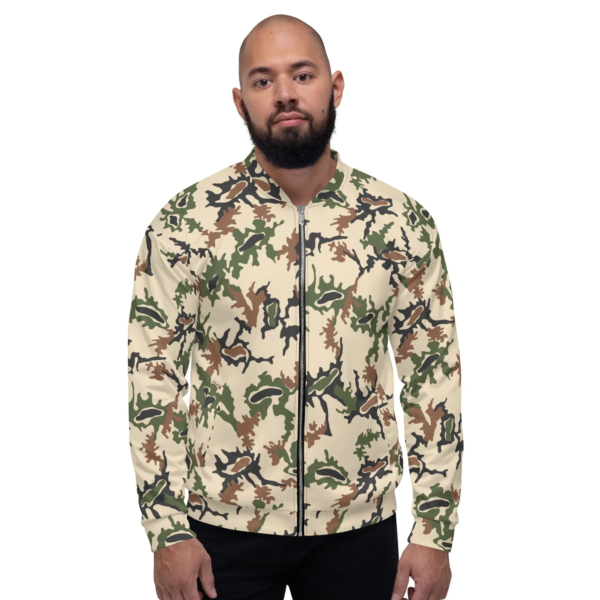Egyptian Scrambled Eggs Desert CAMO Unisex Bomber Jacket - Image 6