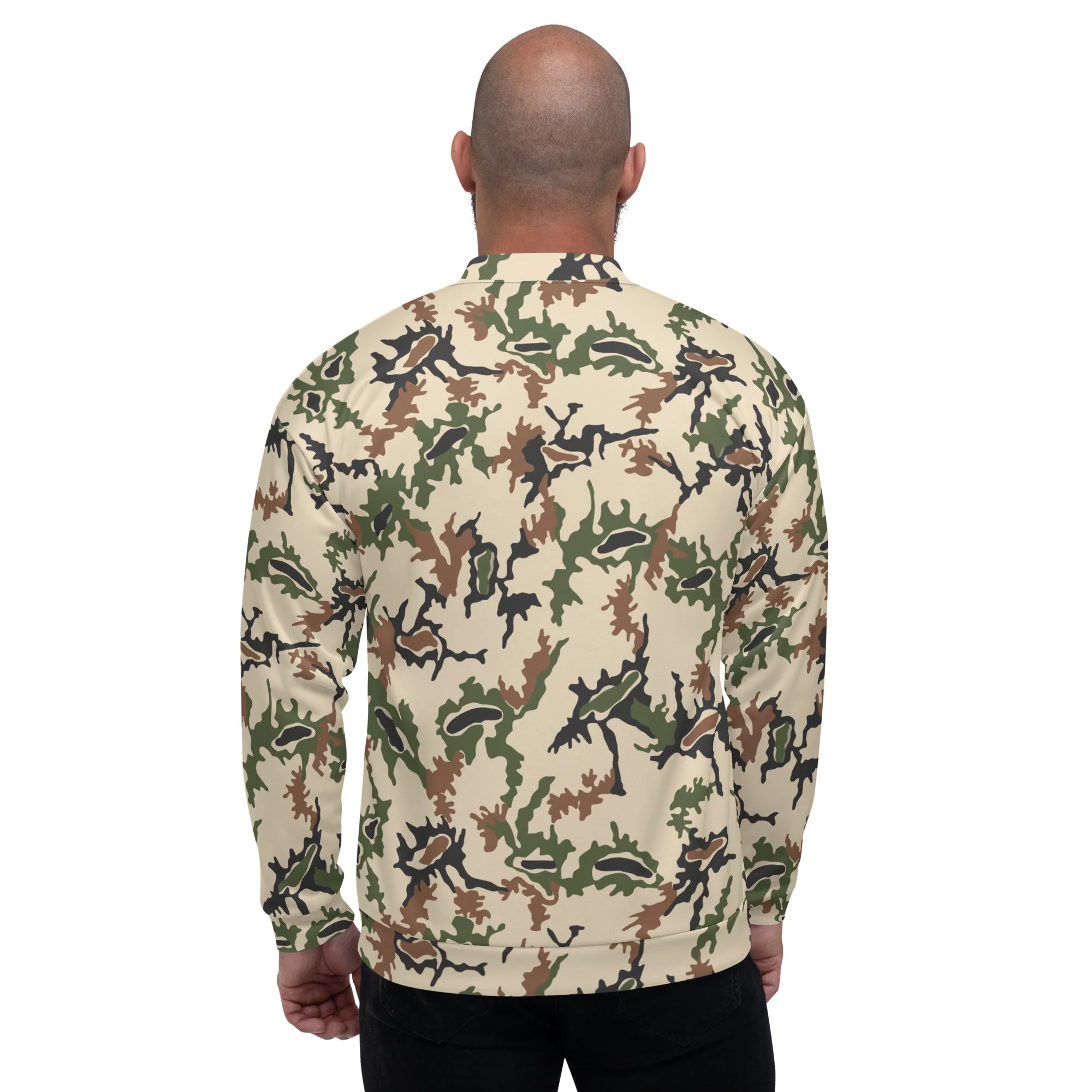 Egyptian Scrambled Eggs Desert CAMO Unisex Bomber Jacket - Image 7