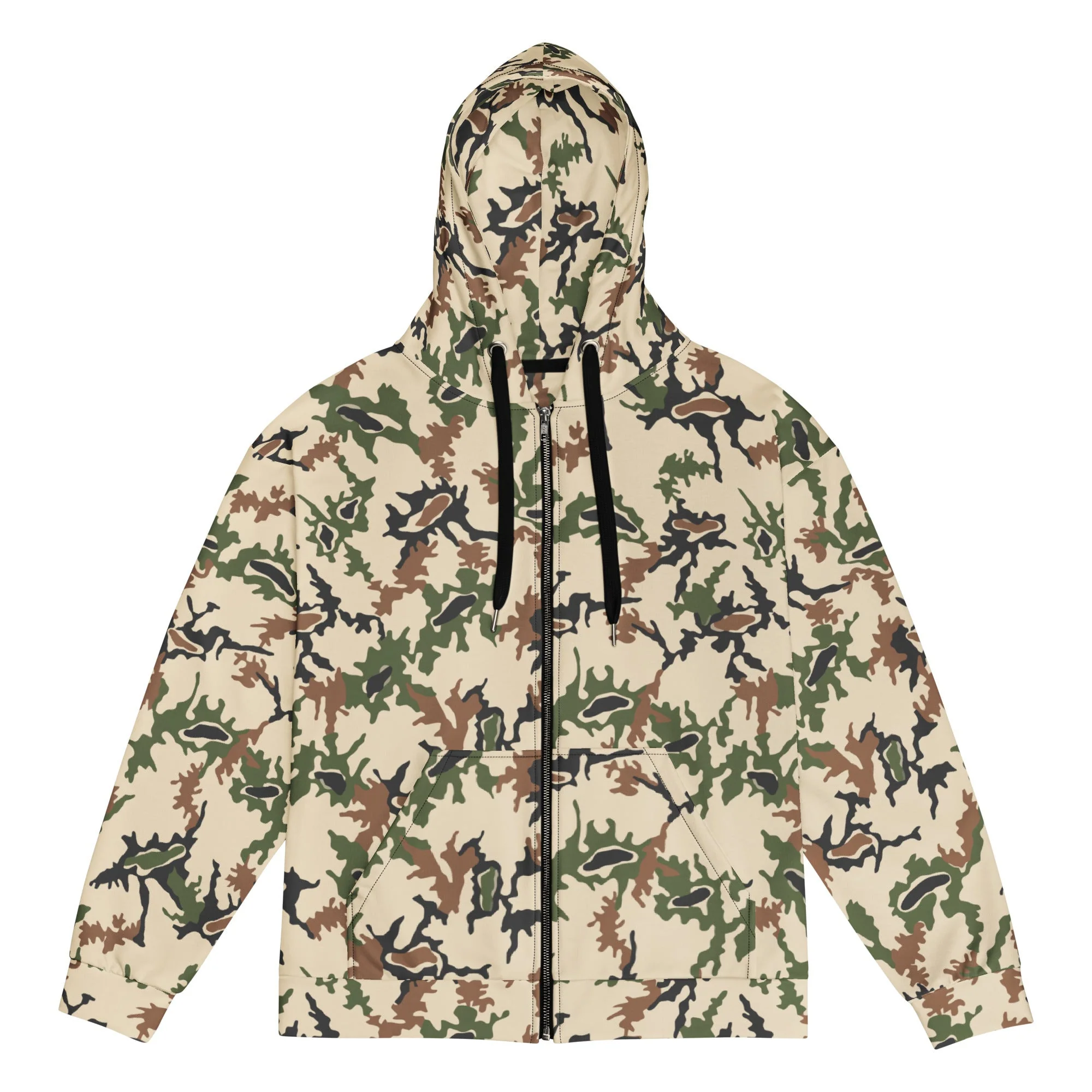 Egyptian Scrambled Eggs Desert CAMO Unisex Zip Hoodie