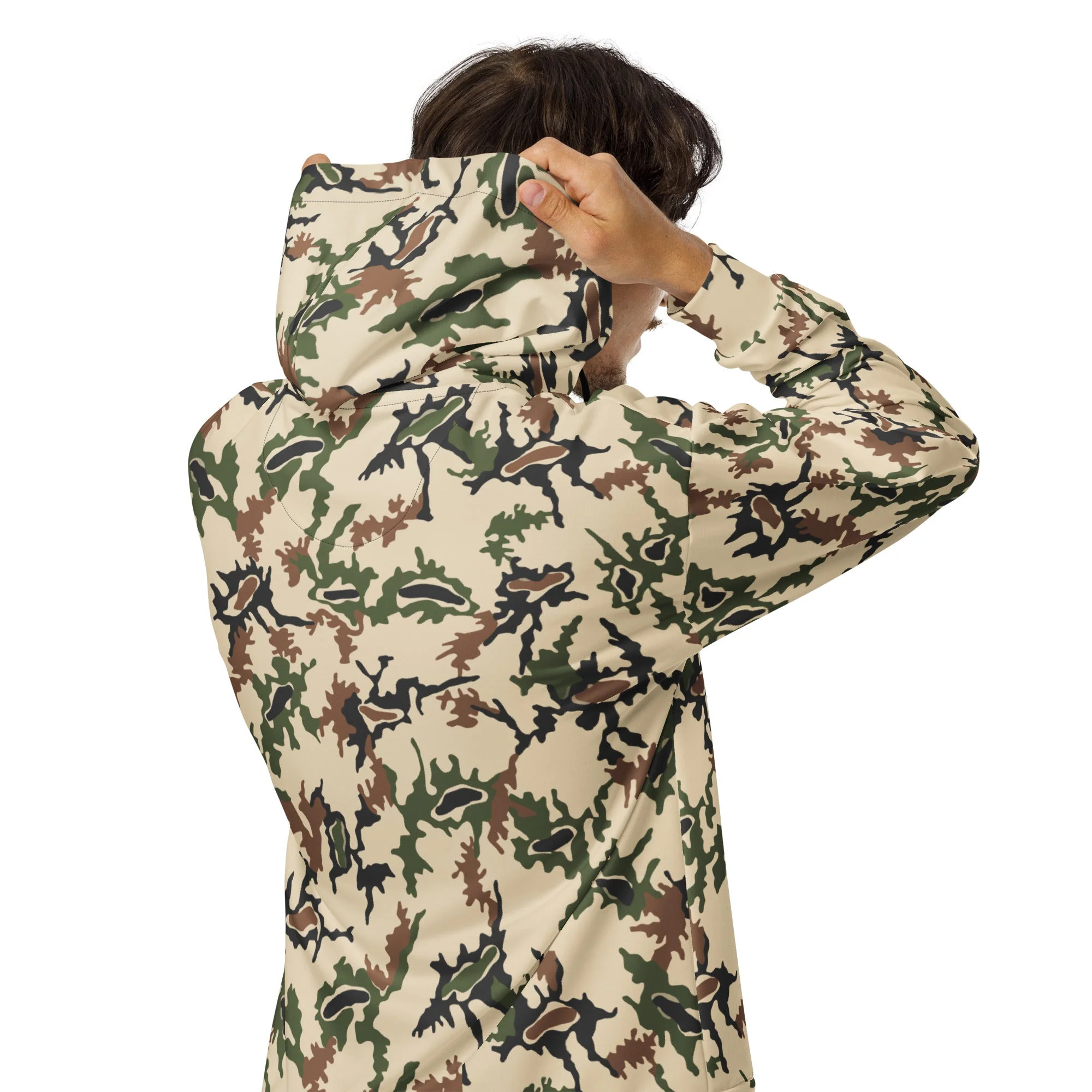 Egyptian Scrambled Eggs Desert CAMO Unisex Zip Hoodie - Image 10