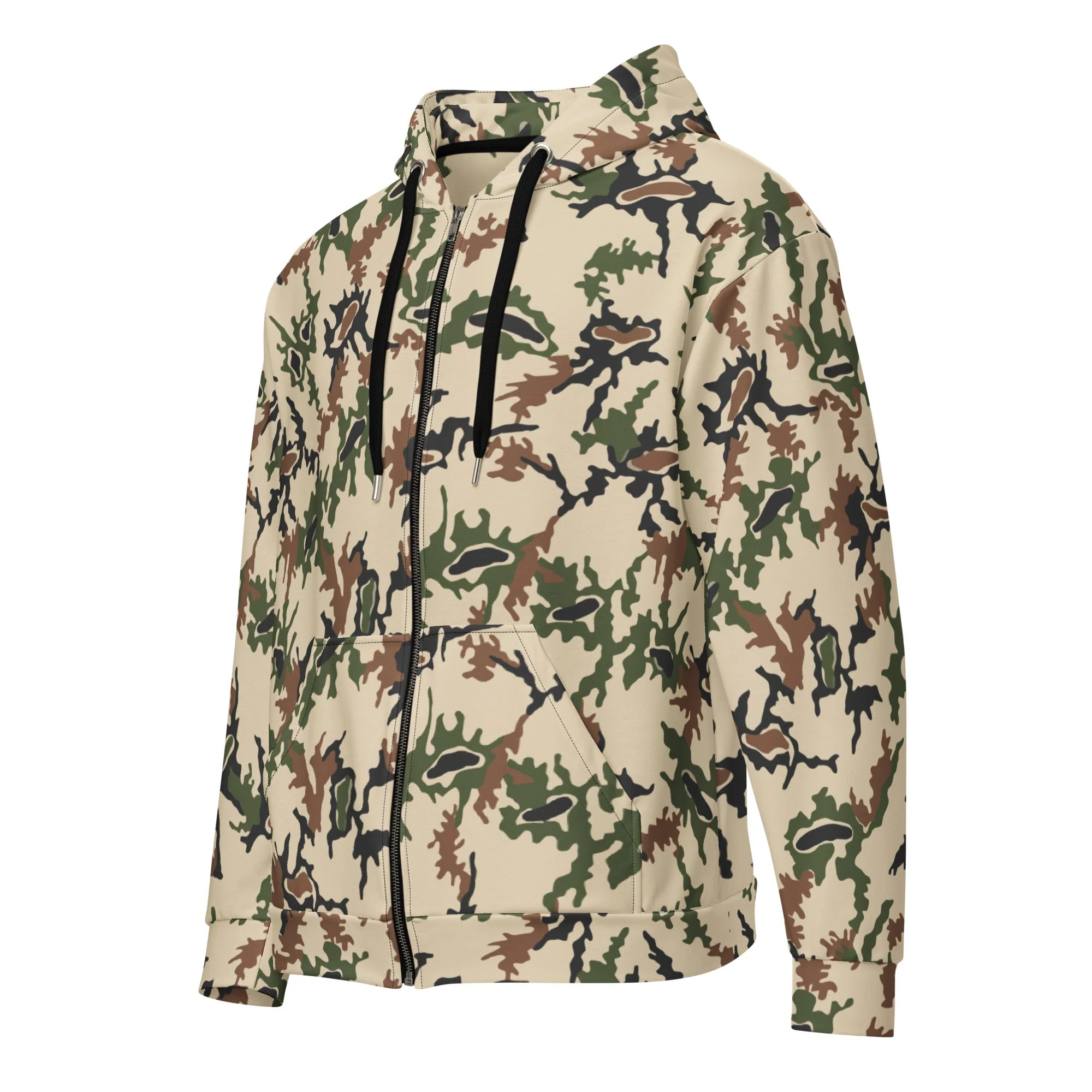 Egyptian Scrambled Eggs Desert CAMO Unisex Zip Hoodie - Image 4