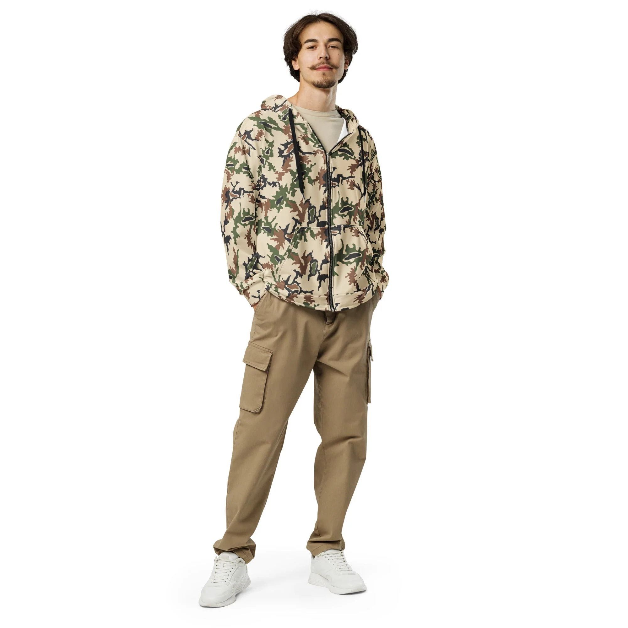 Egyptian Scrambled Eggs Desert CAMO Unisex Zip Hoodie - Image 7