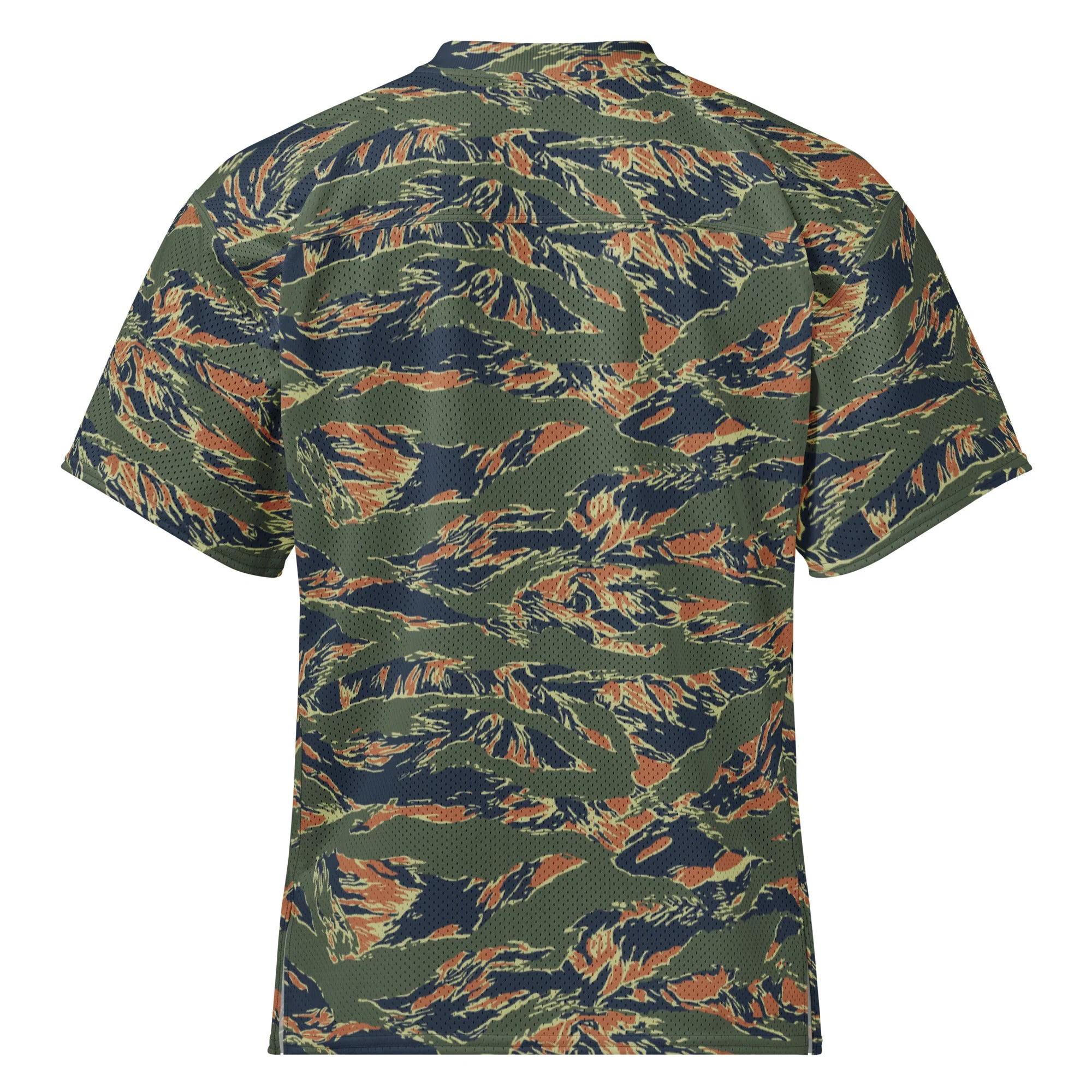 Equador Tiger Stripe Orange CAMO Unisex American Football Jersey - Image 14