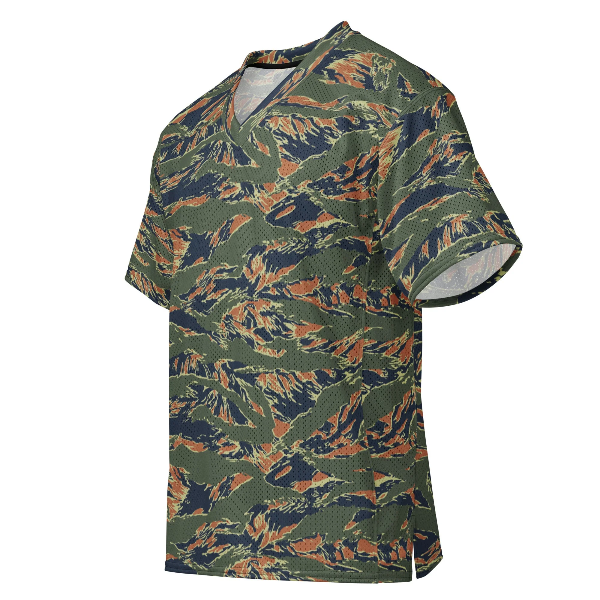 Equador Tiger Stripe Orange CAMO Unisex American Football Jersey - Image 15