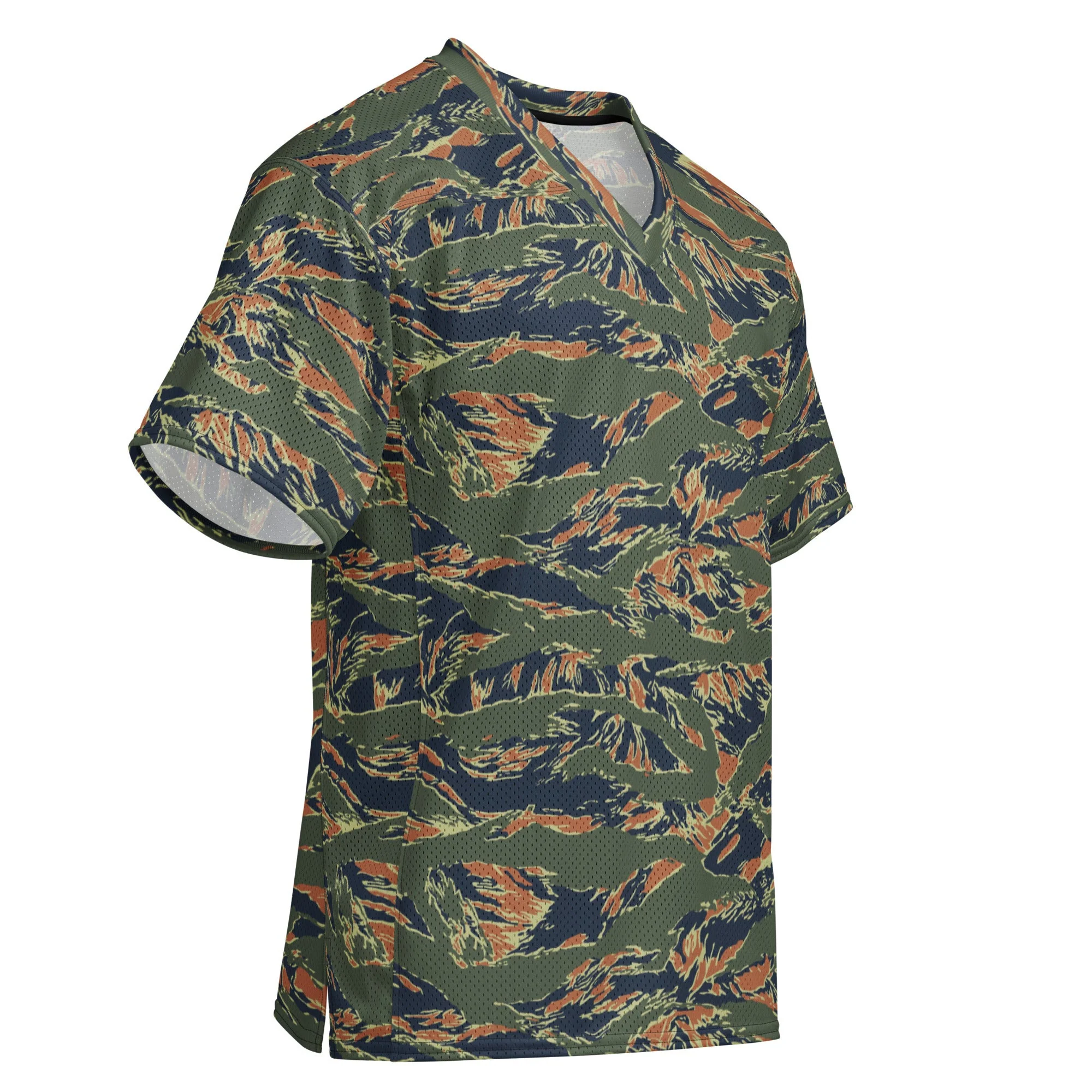 Equador Tiger Stripe Orange CAMO Unisex American Football Jersey - Image 17