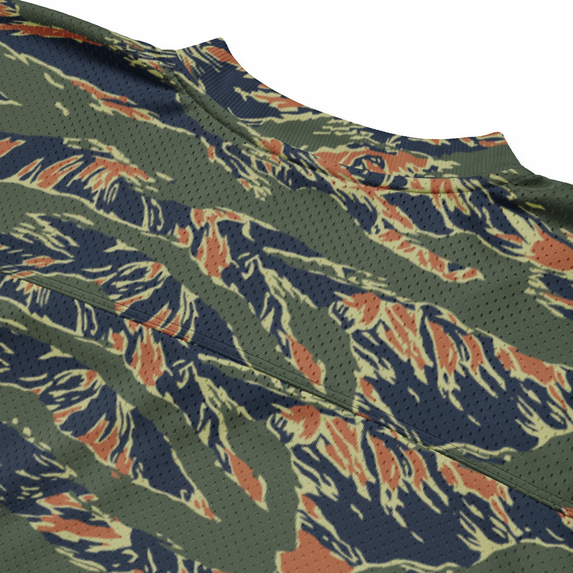 Equador Tiger Stripe Orange CAMO Unisex American Football Jersey - Image 9