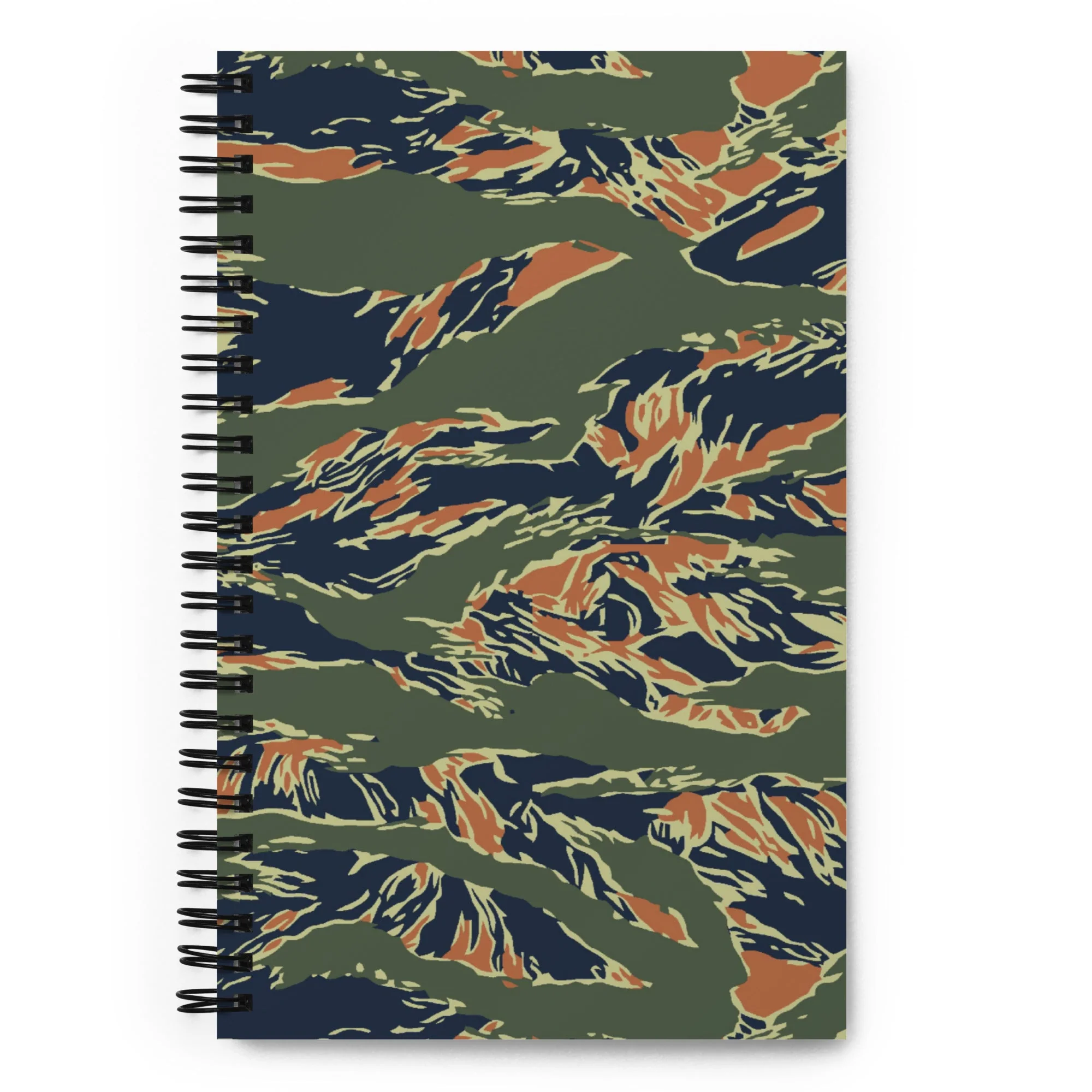 Equador Tiger Stripe Orange CAMO Spiral Notebook - Image 6