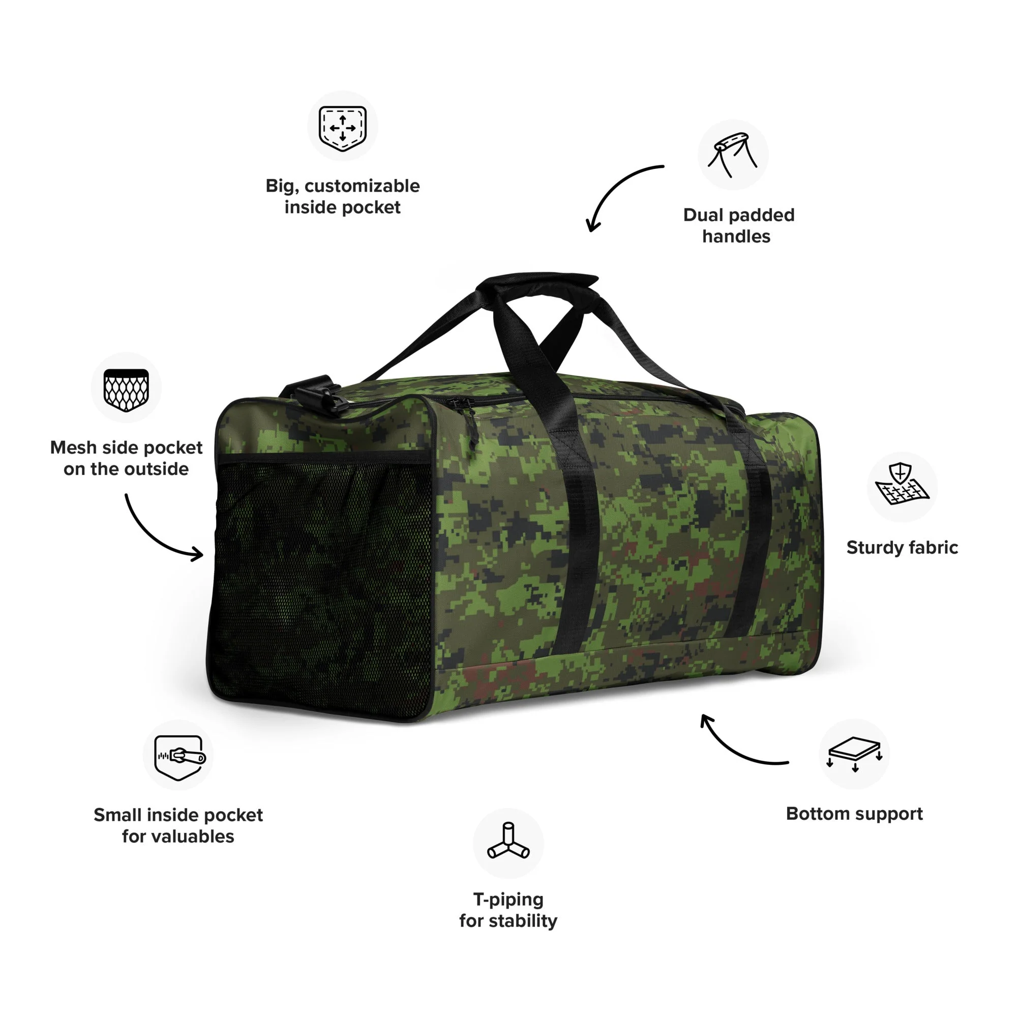 Estonian Digital CAMO Duffle Bag - Image 10