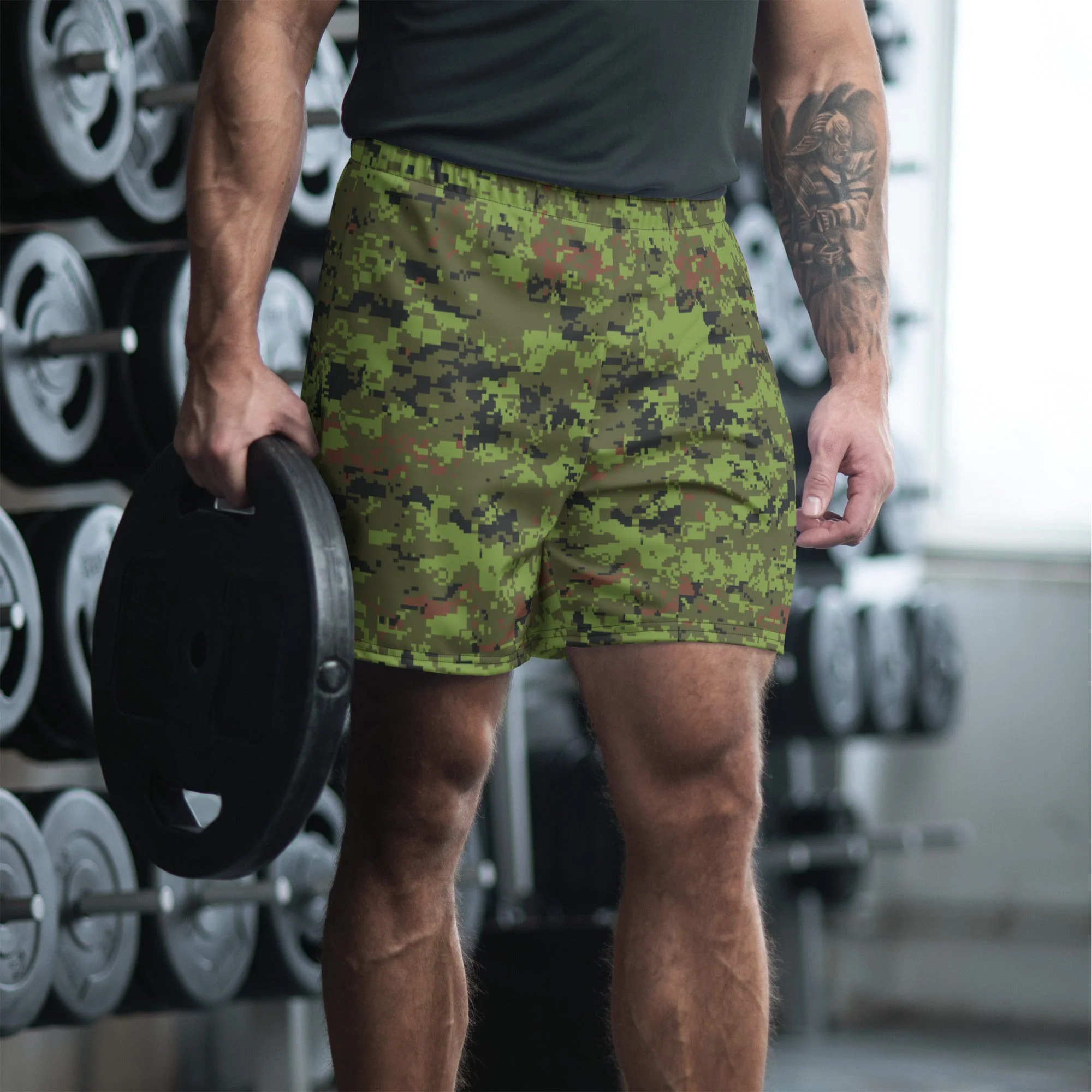 Estonian Digital CAMO Unisex Athletic Long Shorts
