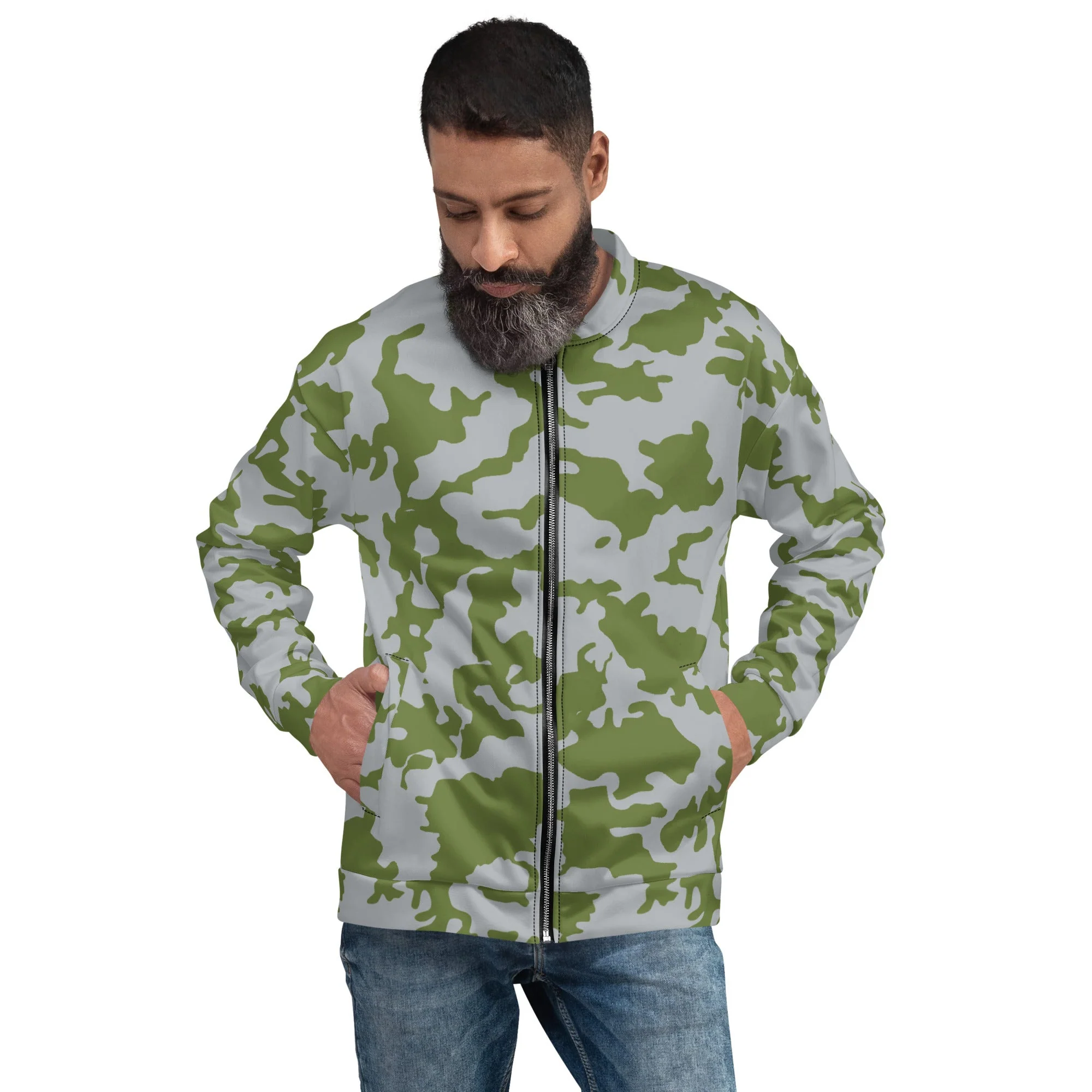 Fallout 3 Operation Anchorage Snow CAMO Unisex Bomber Jacket